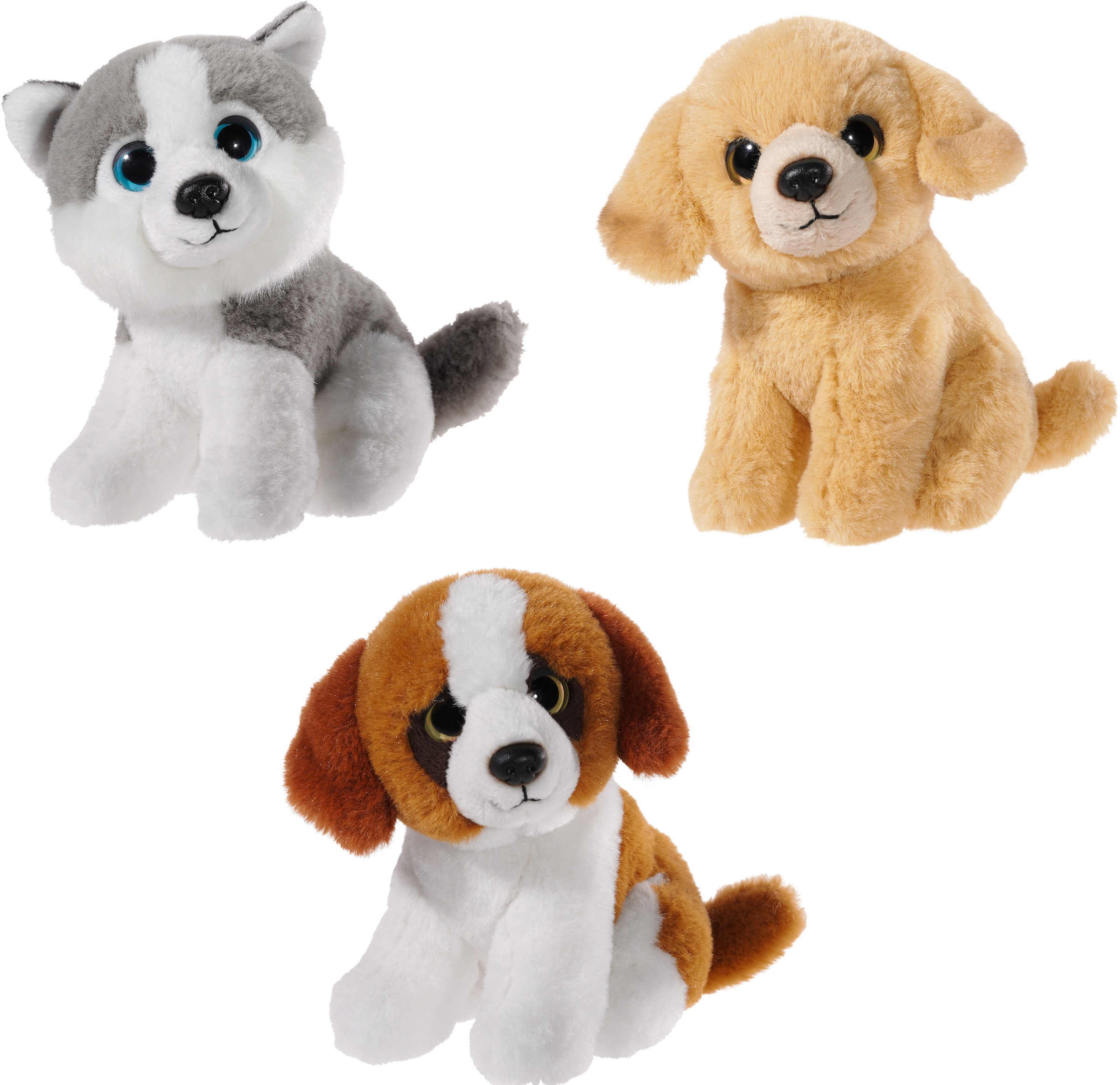 Heunec® Kuscheltier »Mini Mi Hunde Set«, (Set, 3 St.)