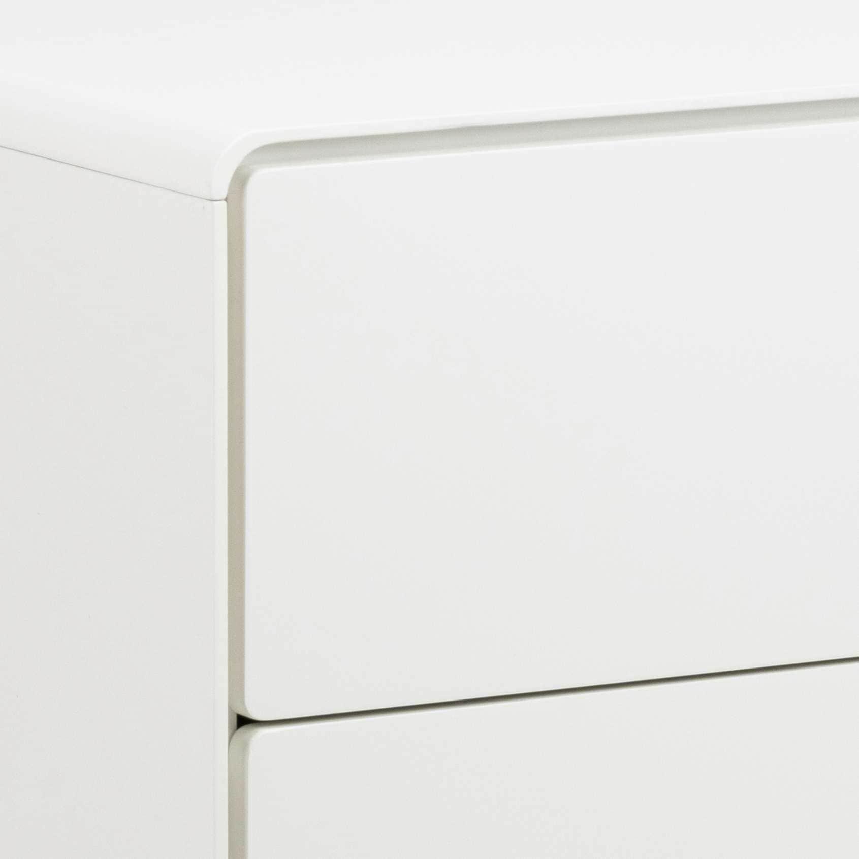 ACTONA GROUP Sideboard »Lowell« 3 Schubladen mit Dämpfung, nordischer Stil, Weiß, B: 80 cm