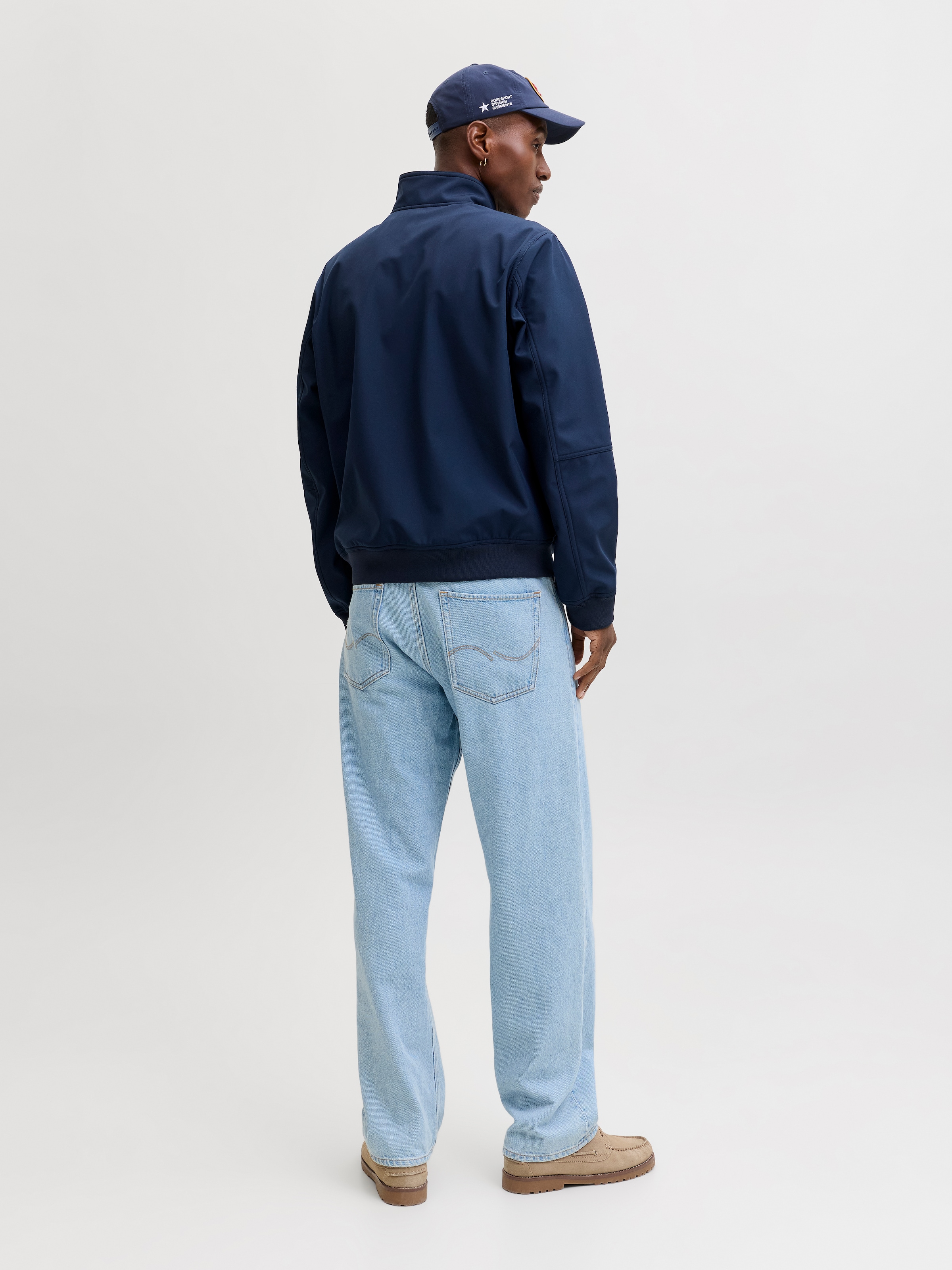 Jack & Jones Softshelljacke »JJEPARKER SOFTSHELL BOMBER SN« mit Brust-Reißverschluss