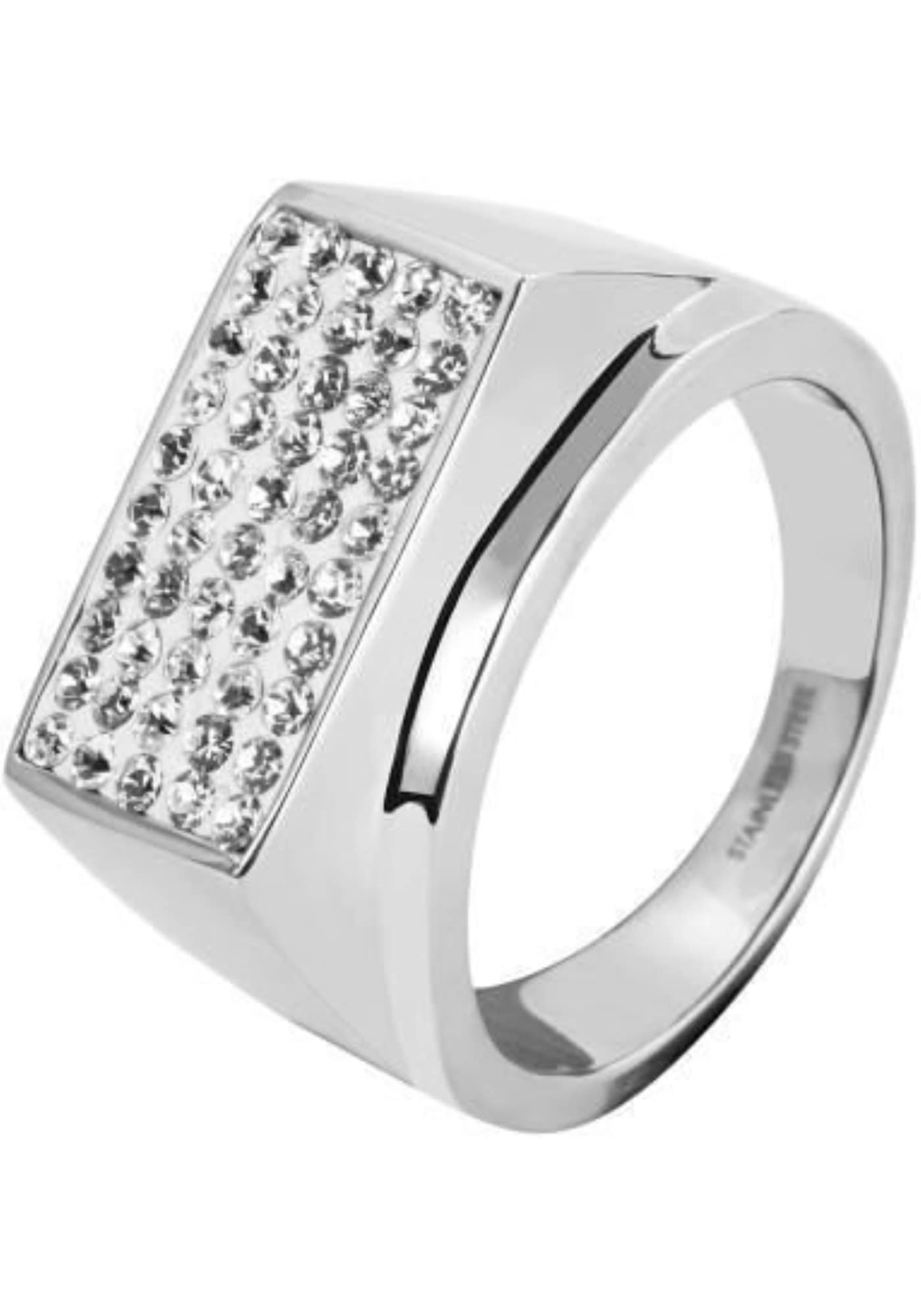 AKZENT Fingerring »Sarita, silberfarbig, langlebig«