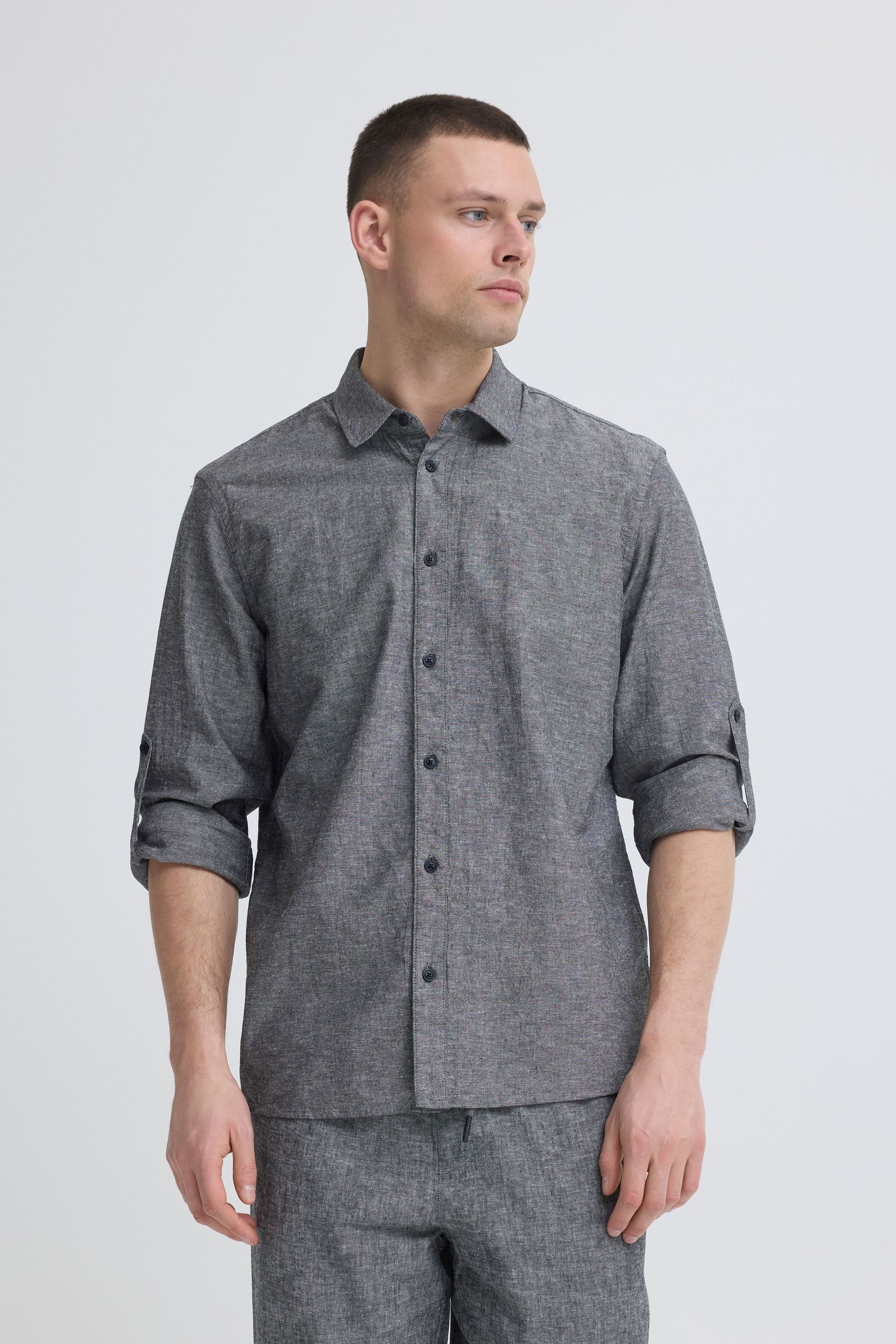 Blend Leinenhemd »Leinenhemd BHAban Slub Linen Mix«
