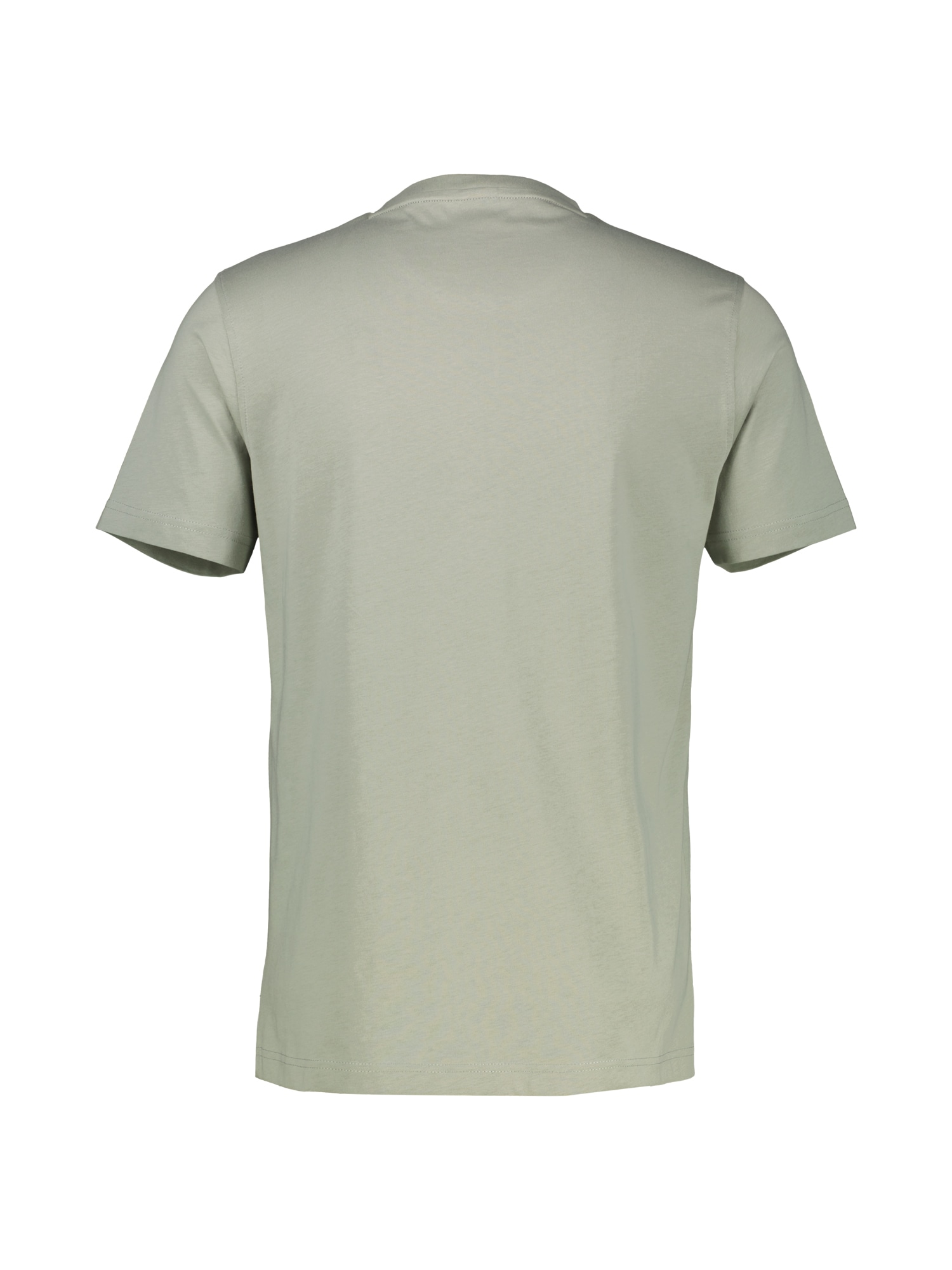 LERROS T-Shirt »LERROS Basic T-Shirt mit Logostitch, unifarben«