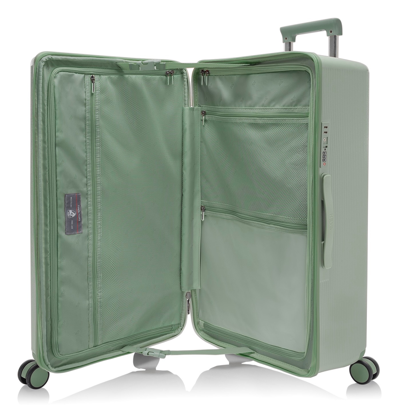 Heys Hartschalen-Trolley »Earth Tone Trunk L«, 4 Rollen, Trunk-Koffer Hartschalen-Koffer TSA-Schloss Volumenerweiterung