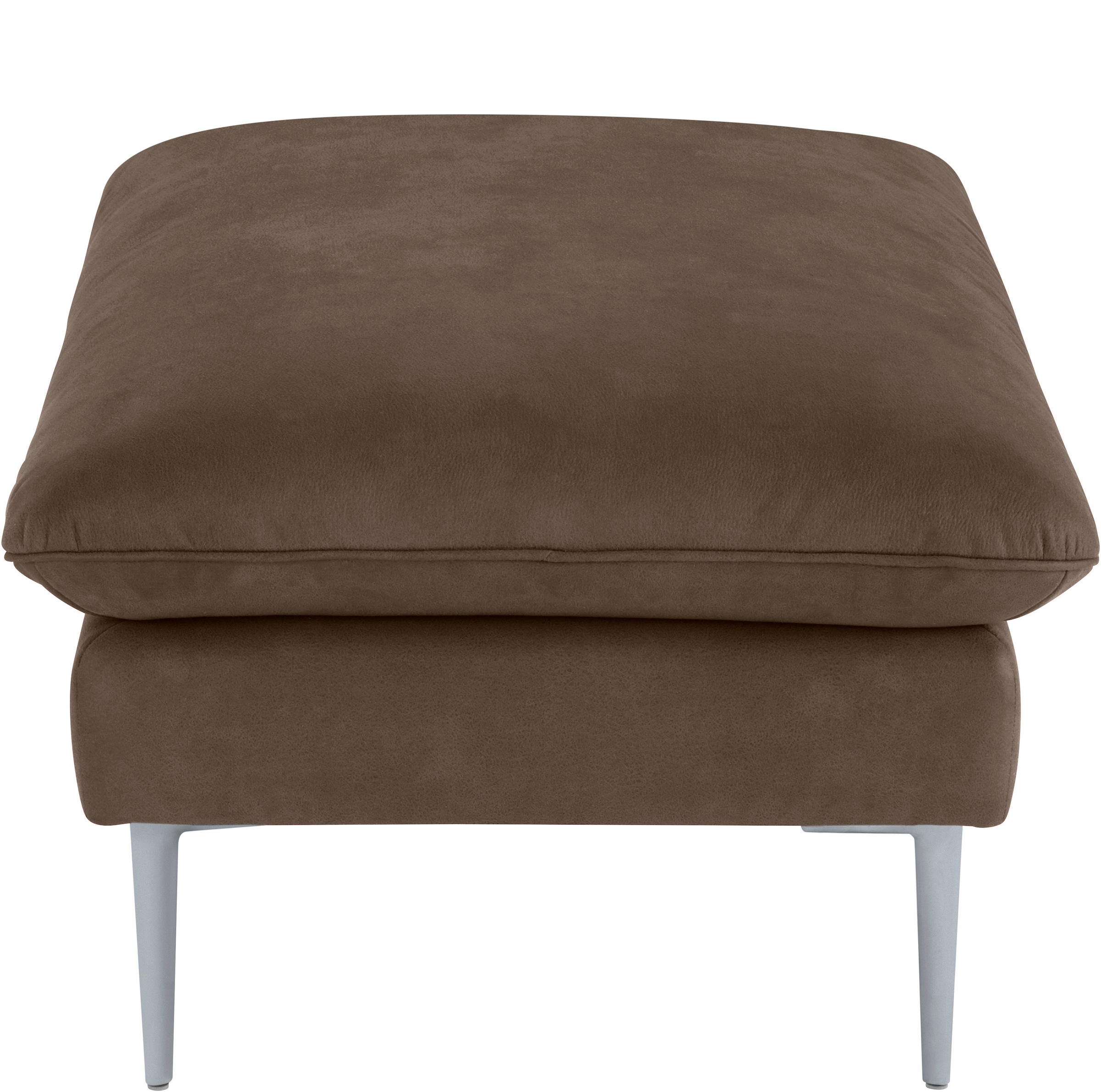 W.SCHILLIG Hocker »enjoy&MORE«, Füße silber matt, Breite 106 cm
