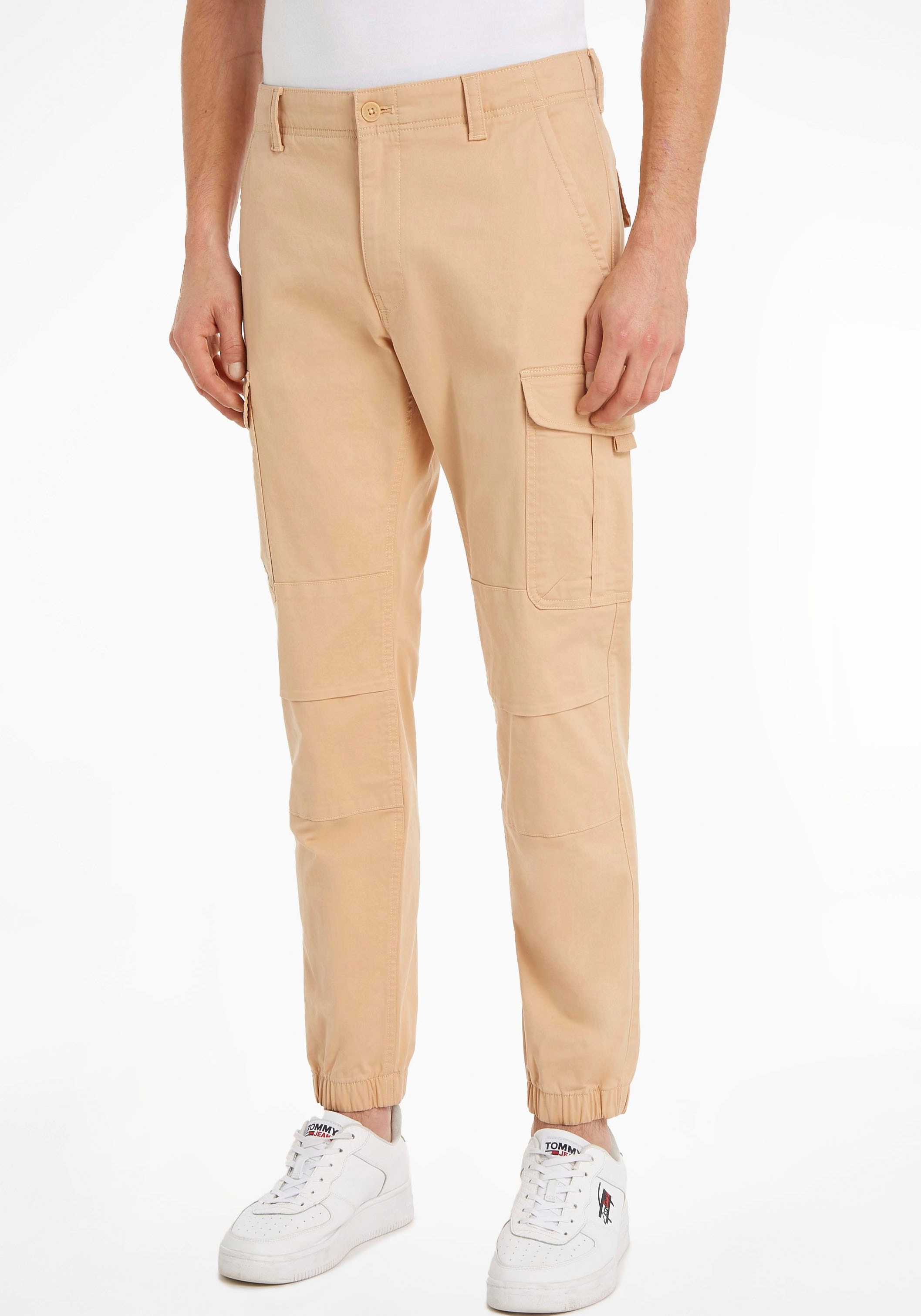 Cargohose »TJM ETHAN WASHED TWILL CARGO«, mit Bindebändern