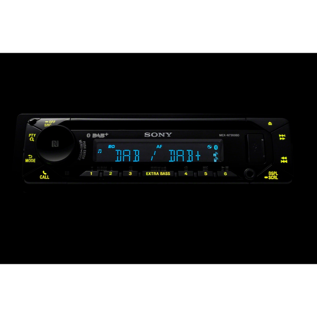 Sony Autoradio »MEXN7300KIT«, (Bluetooth Digitalradio (DAB+) 55 W)