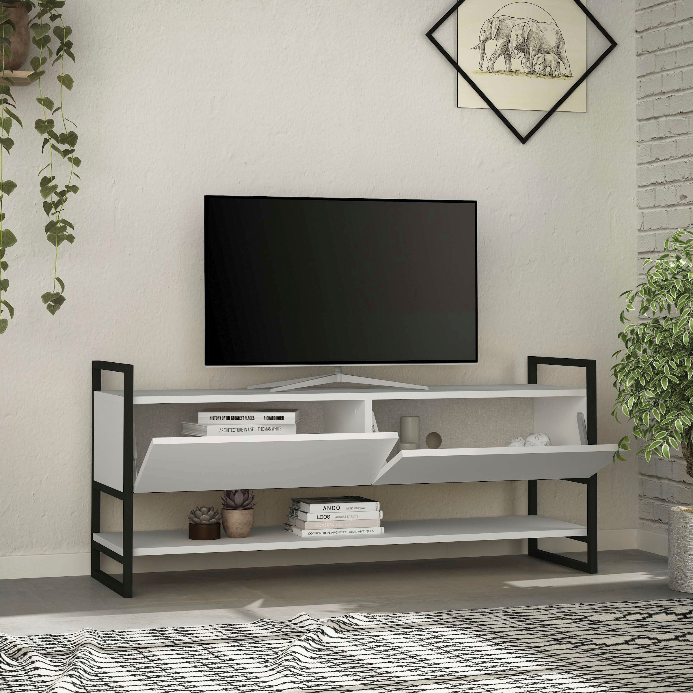 Decortie TV-Schrank »Metola TV Schrank«, (Packung), Einfache Montage,Platzsparend