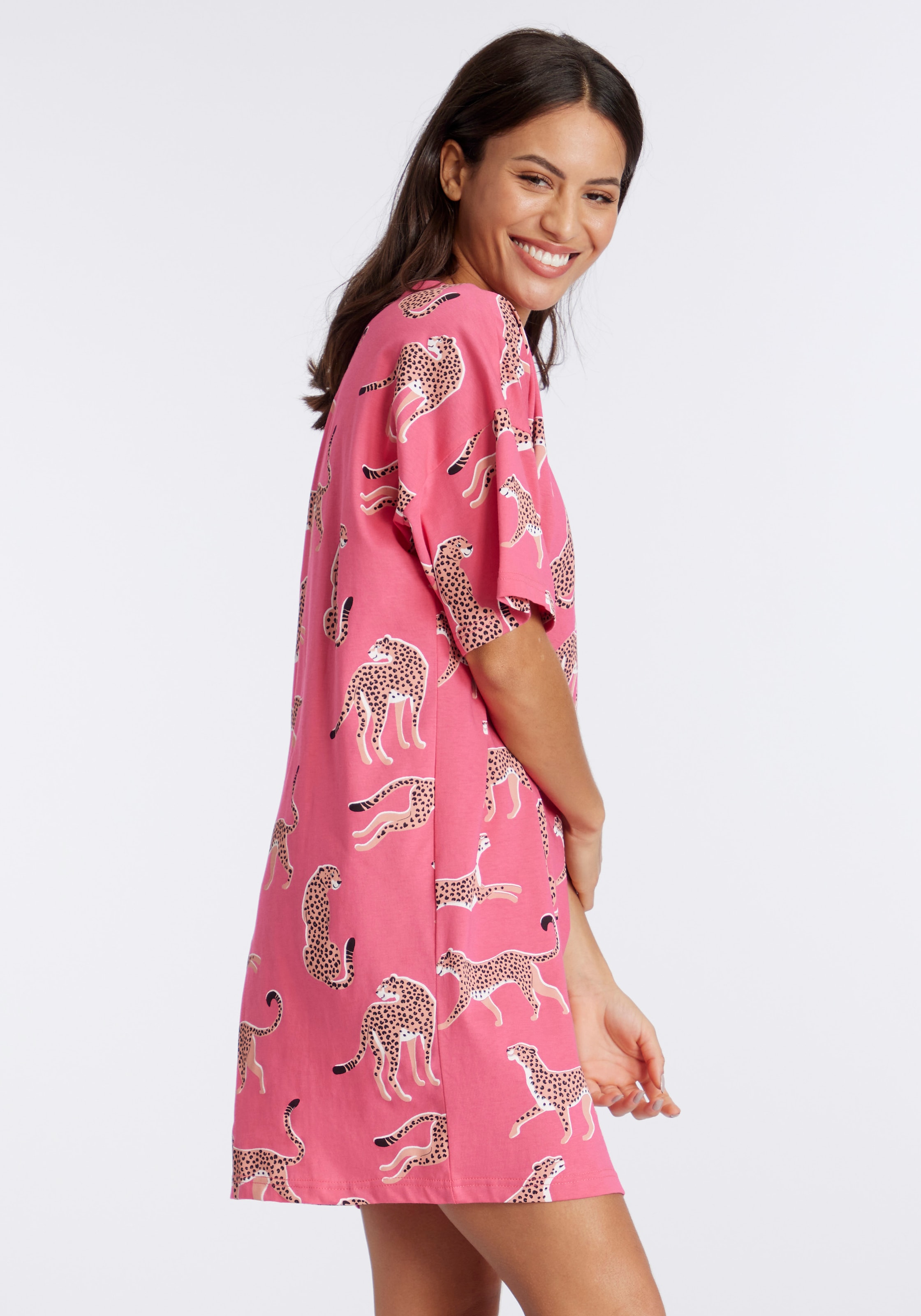 Vivance Dreams Sleepshirt, mt Animal Alloverprint