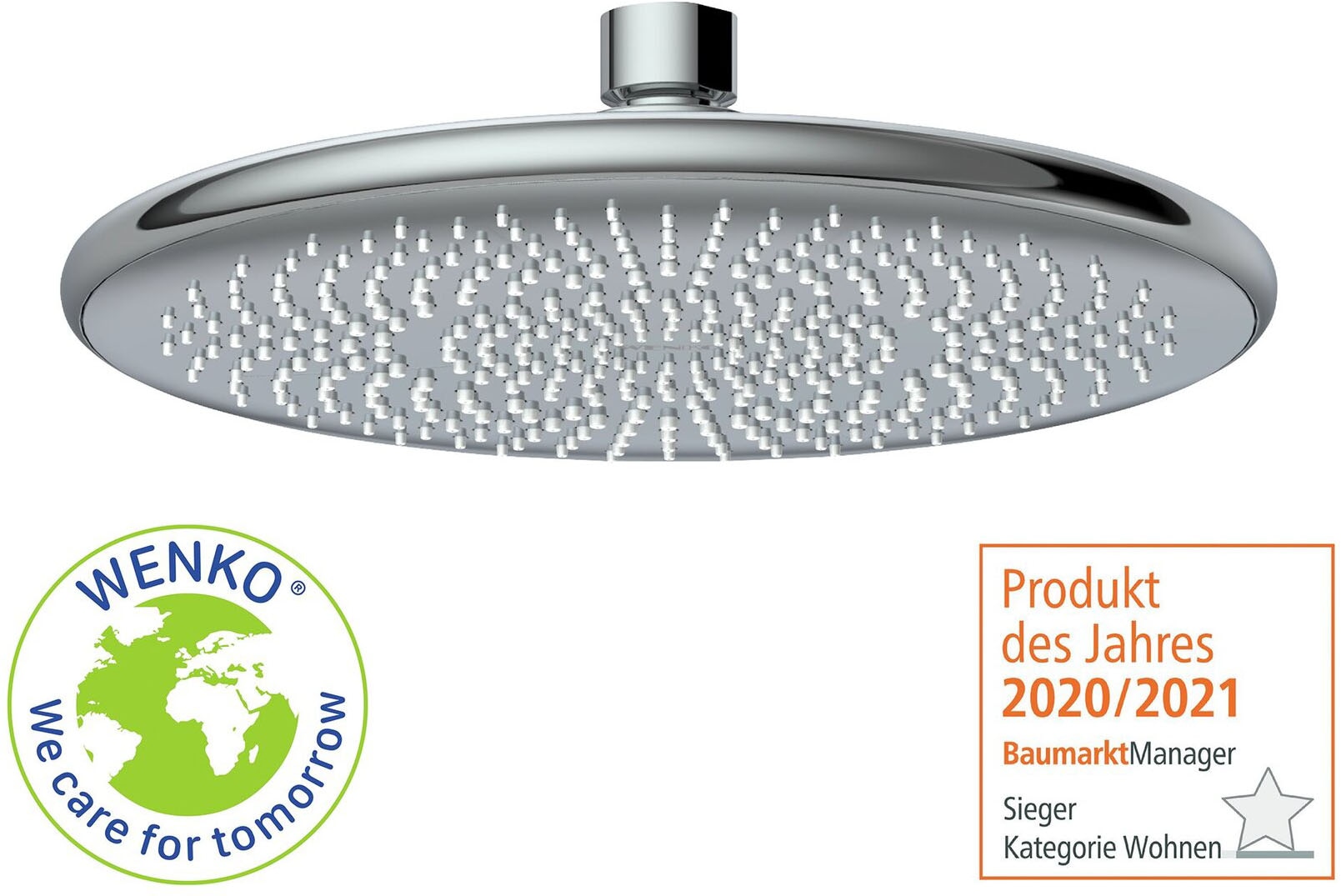 WENKO Regenduschkopf »Watersaving System« Regenduschkopf Durchmesser 20 cm