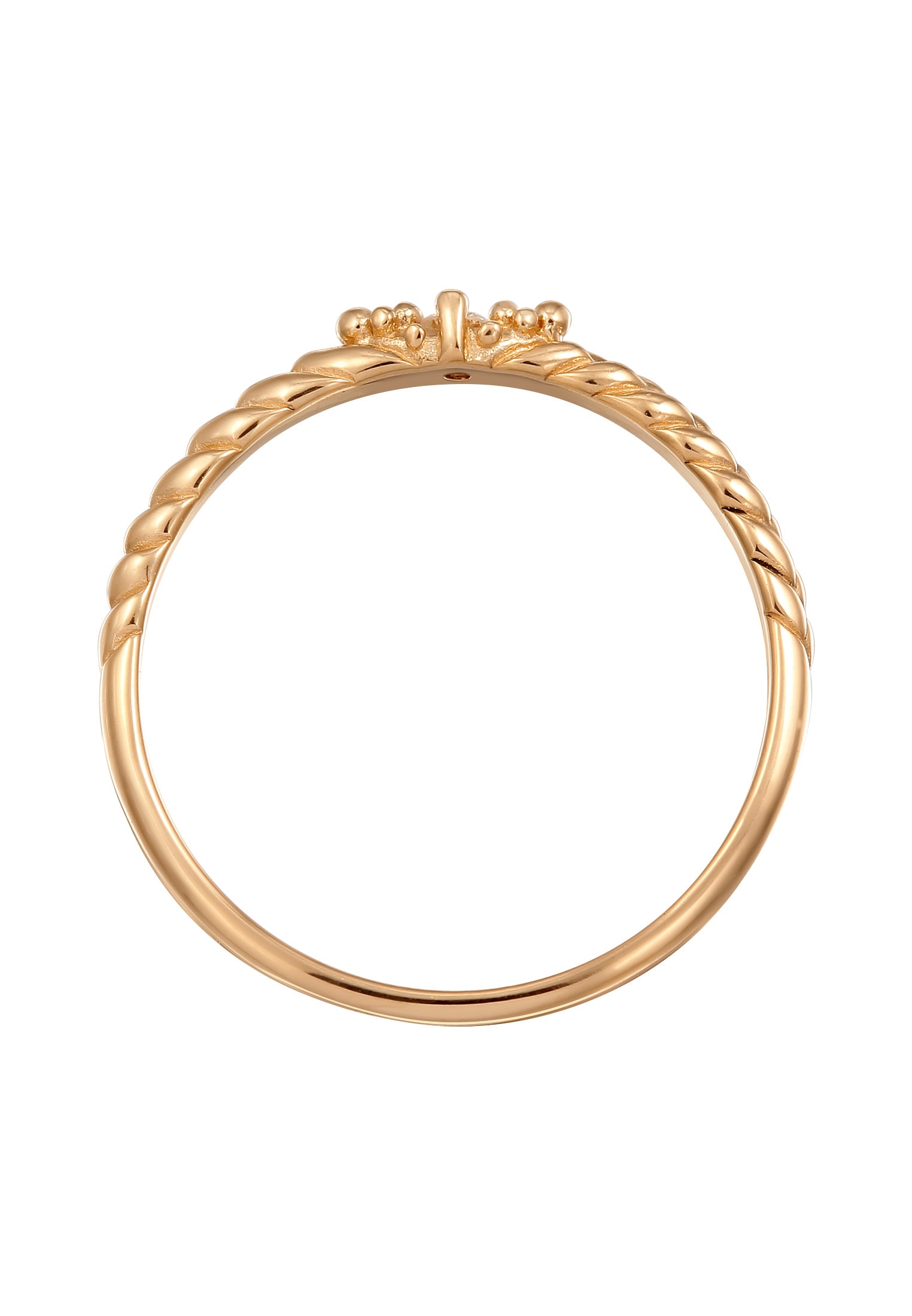 Elli DIAMONDS Diamantring »Ring Elli DIAMONDS Ring Diamant Weiß Brillantschliff (0.006 ct) 585 Gelbgold«
