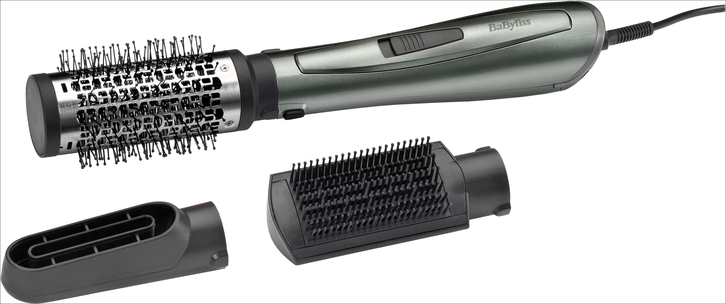 BaByliss Warmluftbürste »Xanadu Warmluftbürste mit 3 Aufsätzen, 1000W, AS261E« 3 Aufsätze Rundbürstenföhn, 3-in-1  Föhnen, Glätten, Volumen, Ionen-Technologie