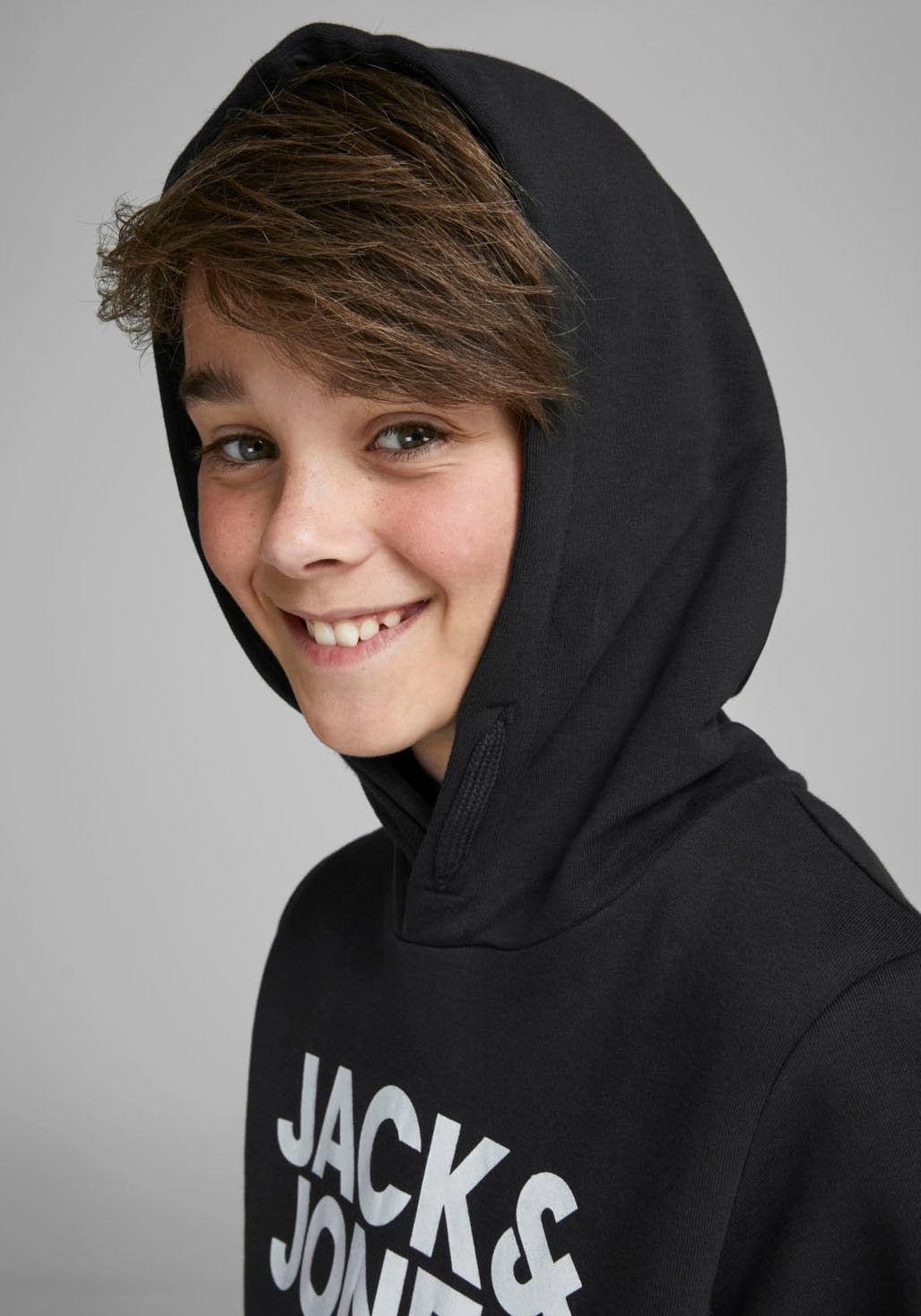 Jack & Jones Junior Kapuzensweatshirt »JJECORP LOGO SWEAT HOOD«