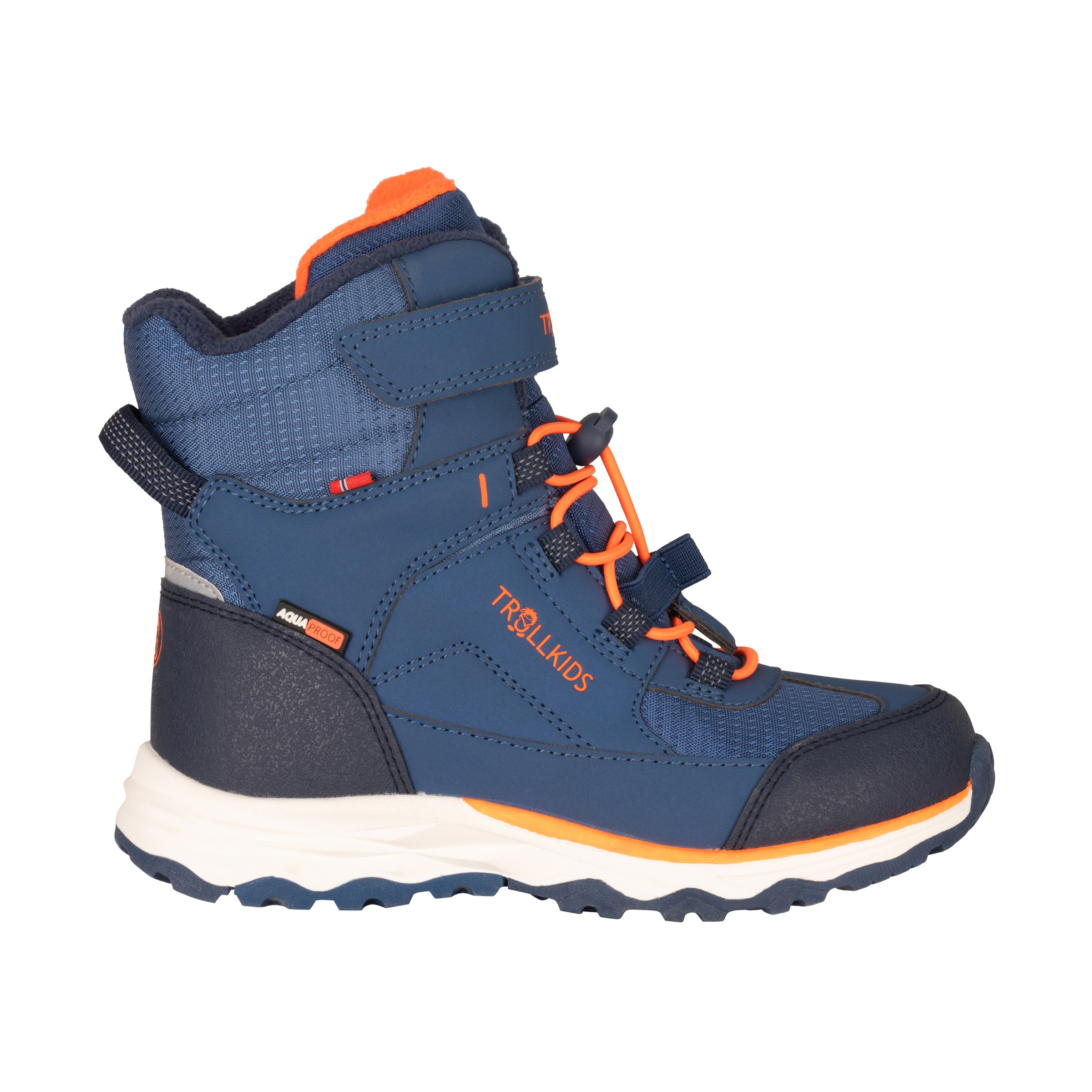 TROLLKIDS Winterstiefel »KIDS HAFJELL WINTER BOOTS XT«, wasserdicht, Klettverschluss, reflektierende Details