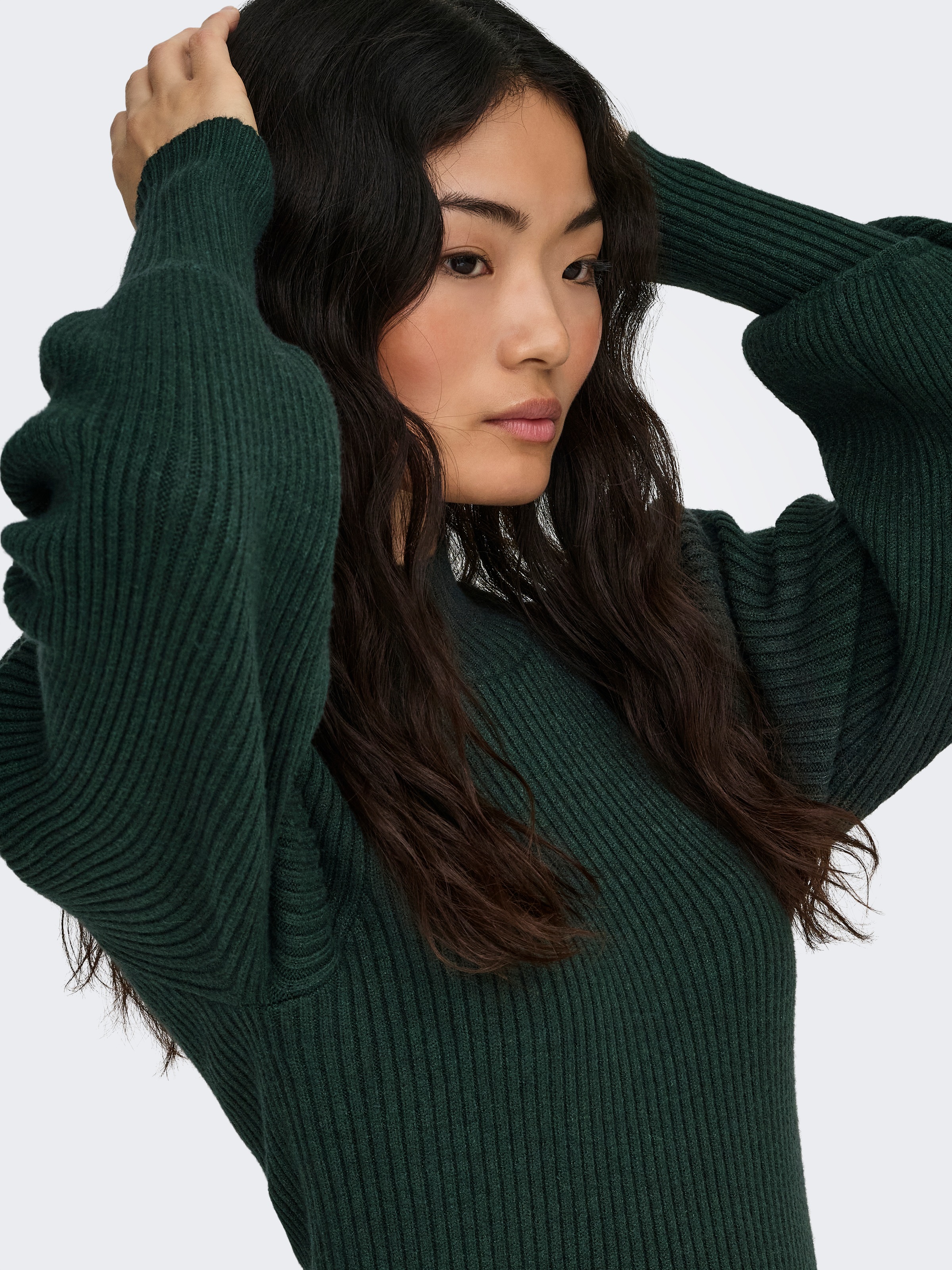 ONLY Strickpullover »ONLKATIA L/S HIGHNECK PULLOVER KNT NOOS« Viskosemischung