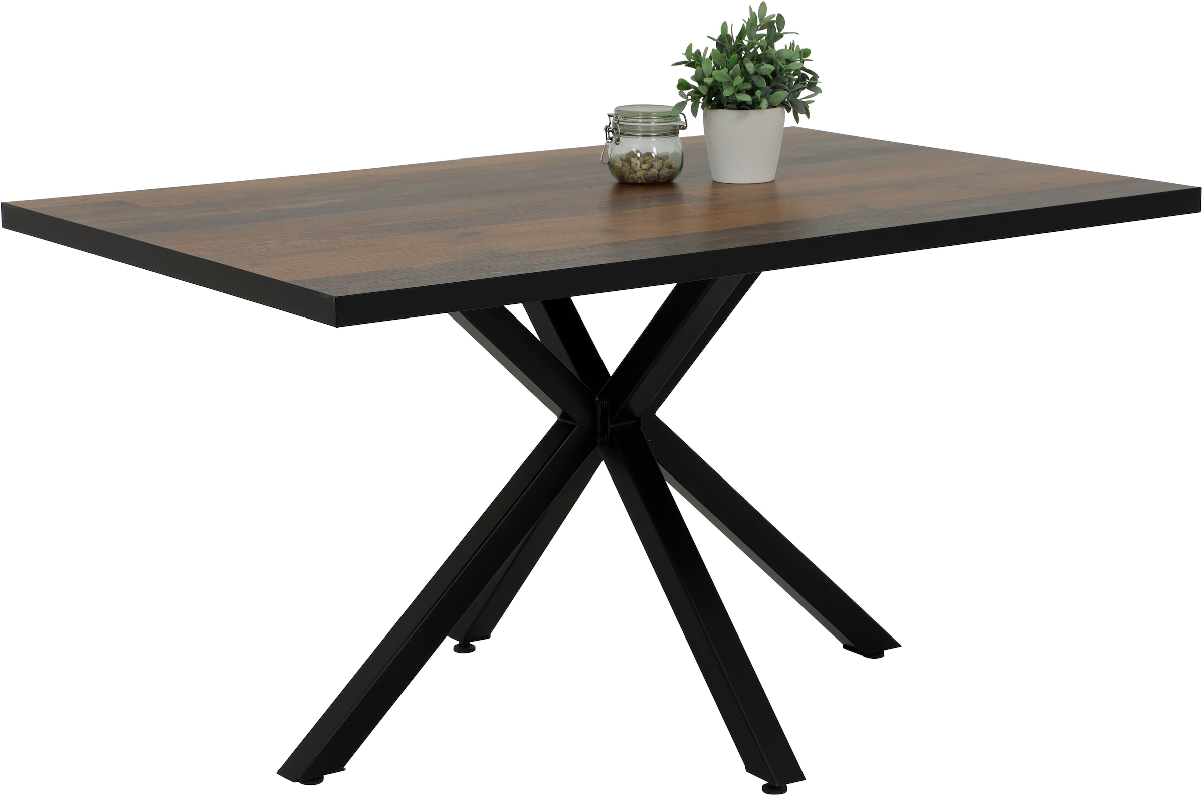 HELA Essgruppe »CLEO Tischgruppe Bestseller«, (Set, 5 tlg., 1 Tisch / 4 Stühle), Schalenstühle Tisch Wohnzimmer Esszimmer