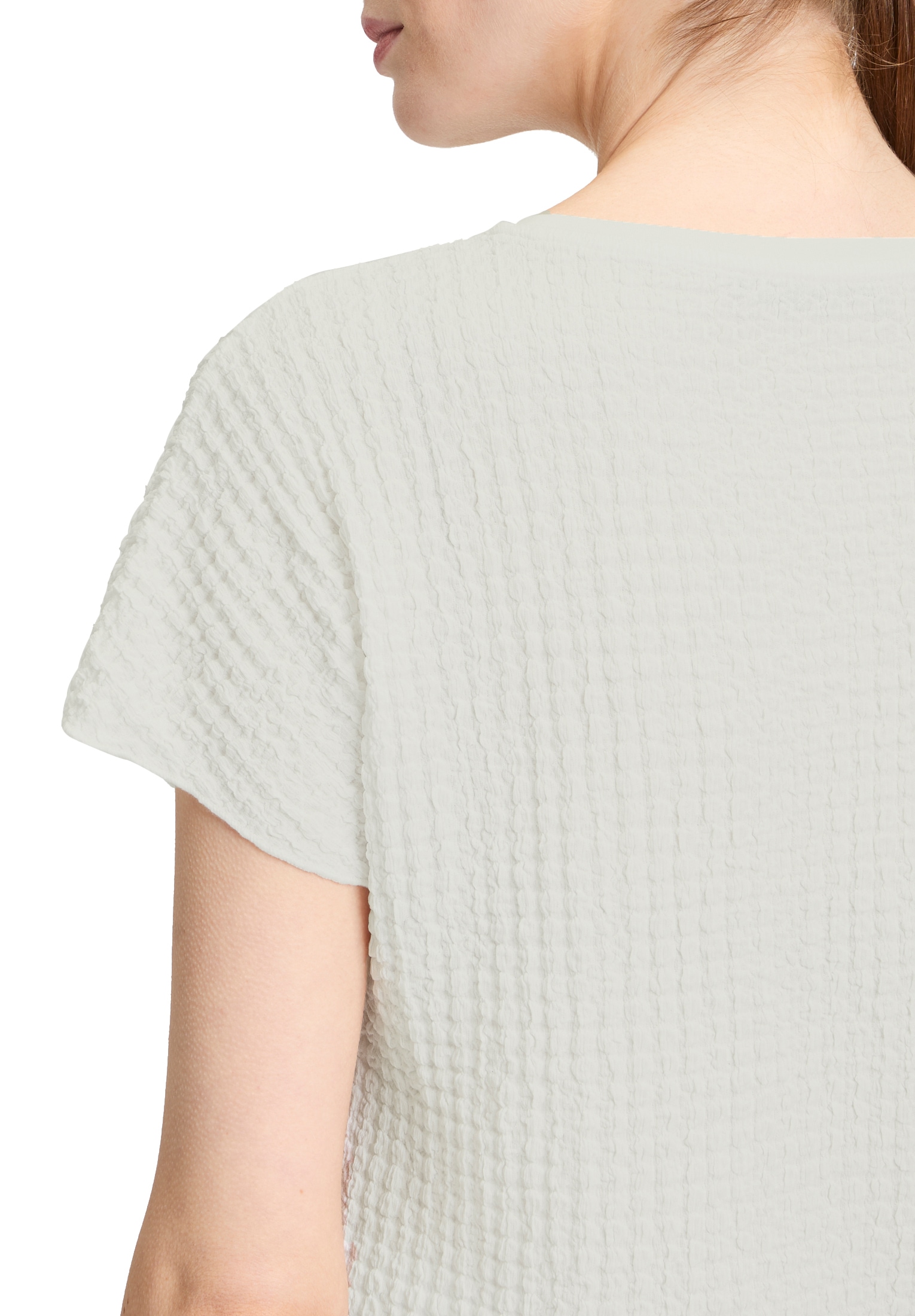 Betty Barclay Kurzarmshirt »Strukturshirt mit U-Boot-Ausschnitt«