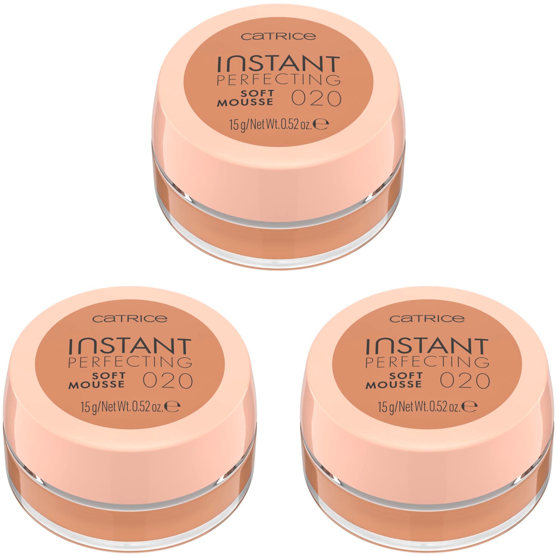 Foundation »Instant Perfecting Soft Mousse«, (Set, 3 tlg.)