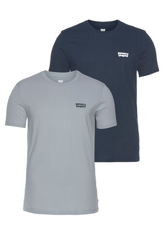 Levi's® T-Shirt, (2 tlg., 2er-Pack), mit kleinem Logoprint kaufen