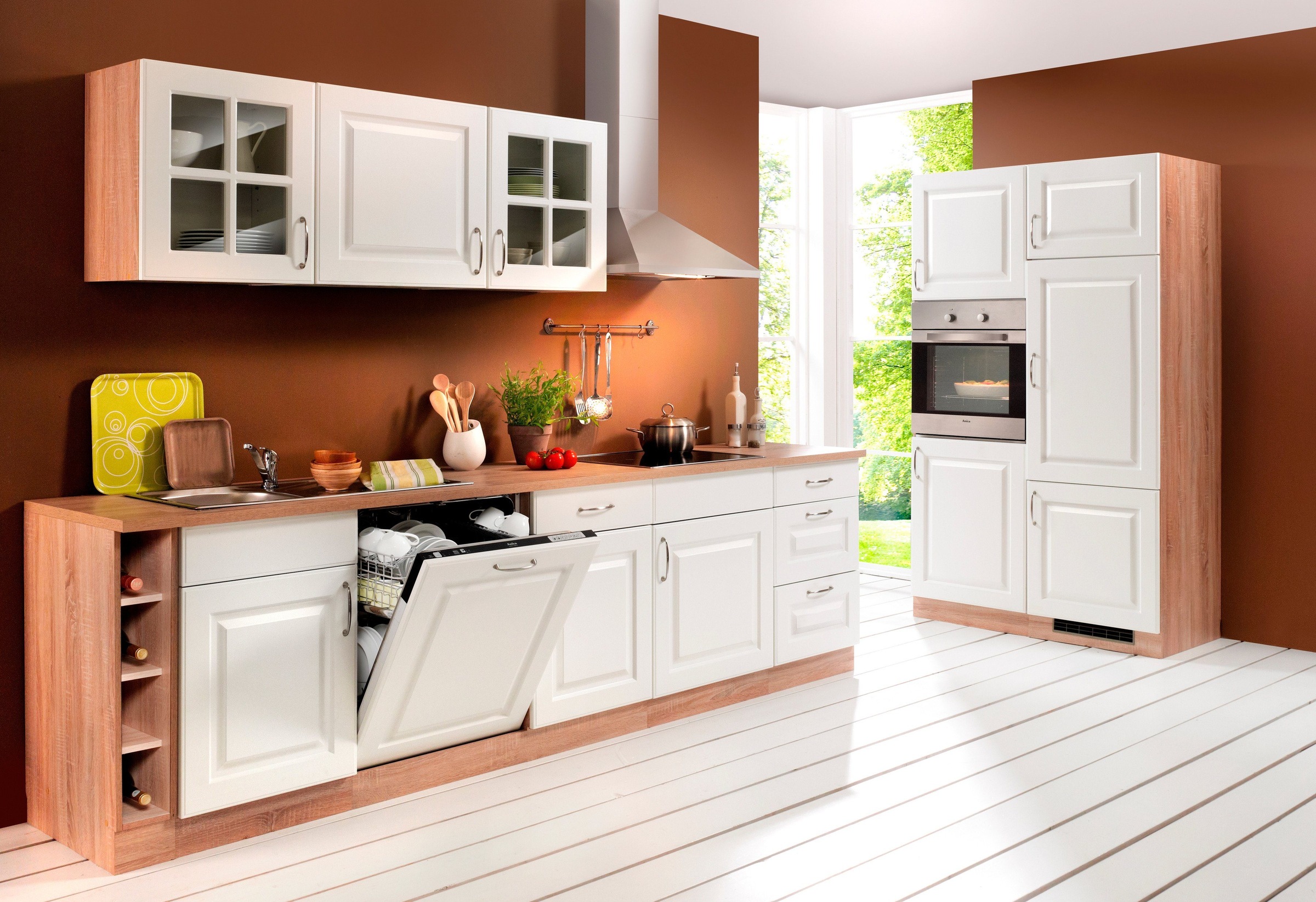 wiho Küchen Seitenschrank »Tilda«, Breite 50 cm, Höhe 180 cm