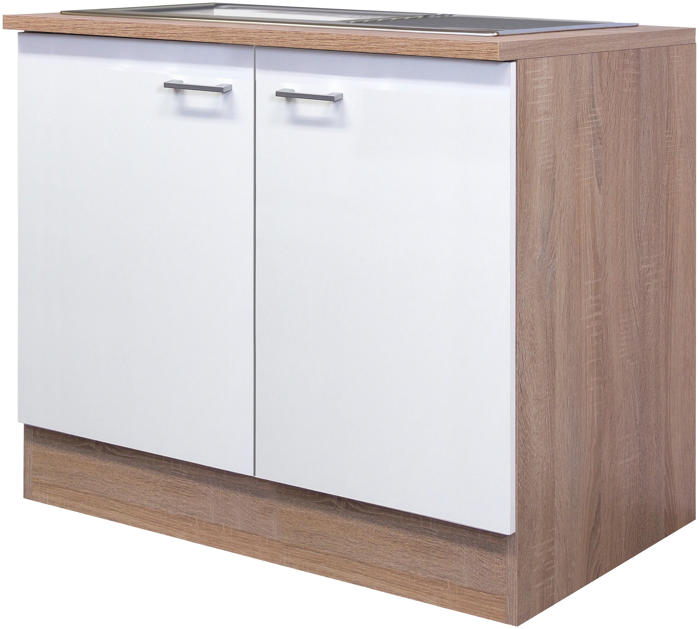 Flex-Well Spülenschrank »Samoa«, kaufen 85 x x T) x x Raten (B 100 cm, 60 H auf Einbauspüle inkl