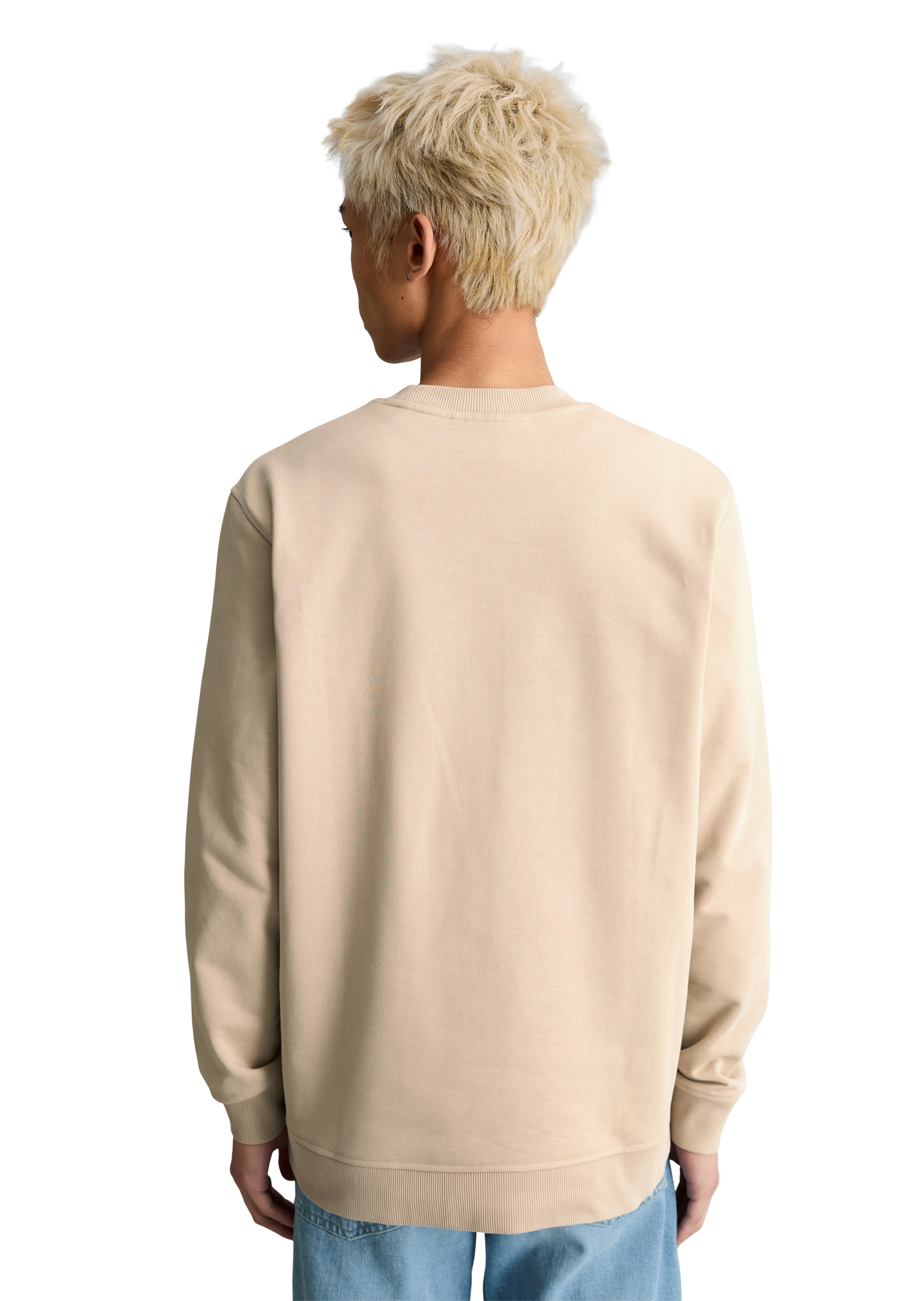 Marc O'Polo DENIM Sweatshirt , regular fit aus weichem Bio-Baumwoll-Sweat
