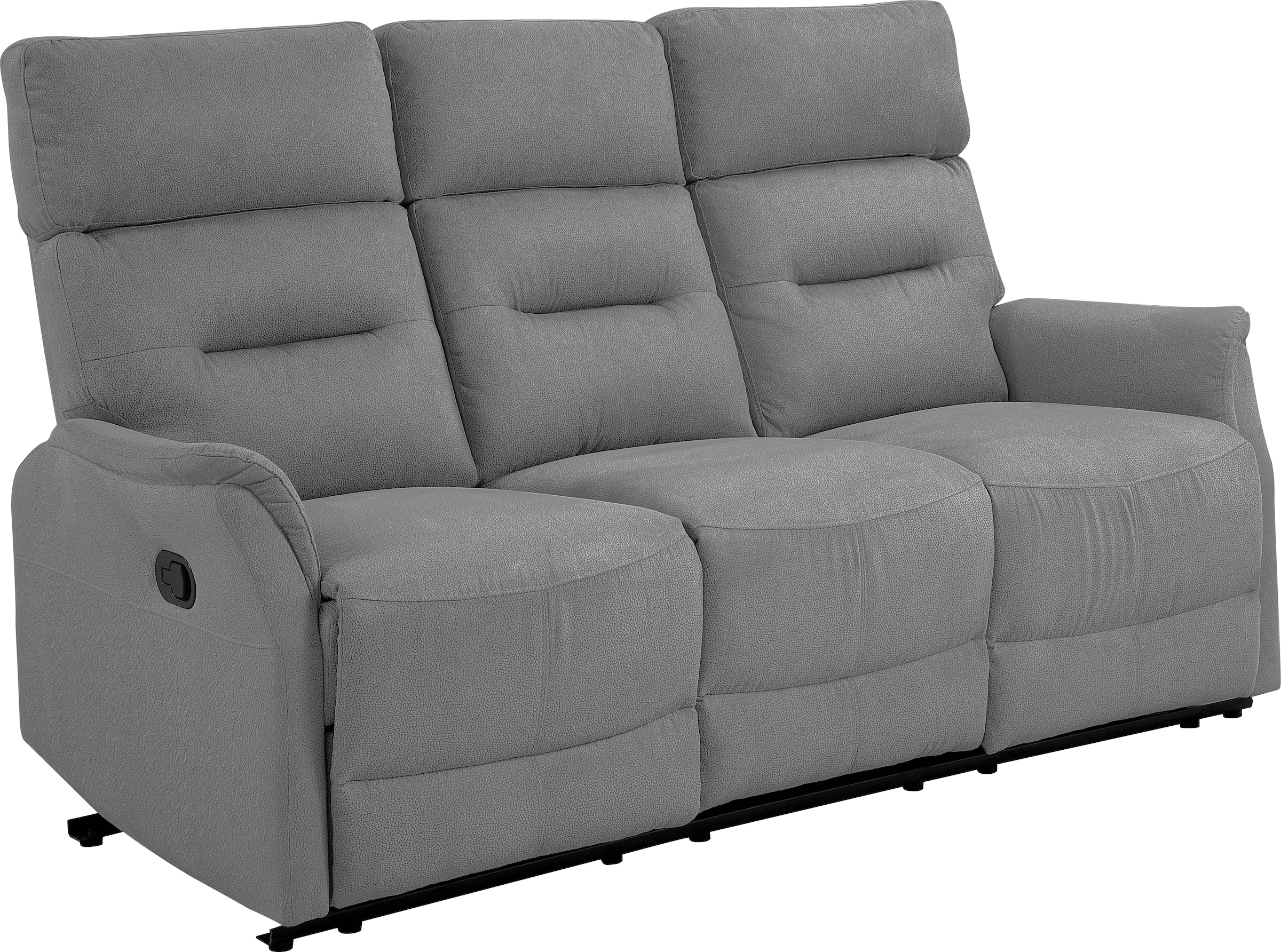 ATLANTIC home collection 3-Sitzer »Falk«, Zwei Relaxfunktionen, klappbare Konsole mit Getränkehalter