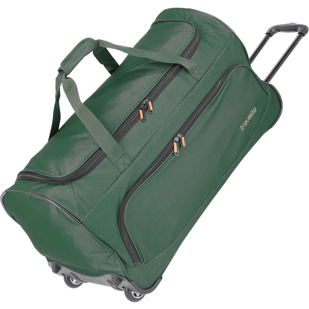 travelite Reisetasche »Basics Fresh 71 cm dunkelgrün« mit Rollen