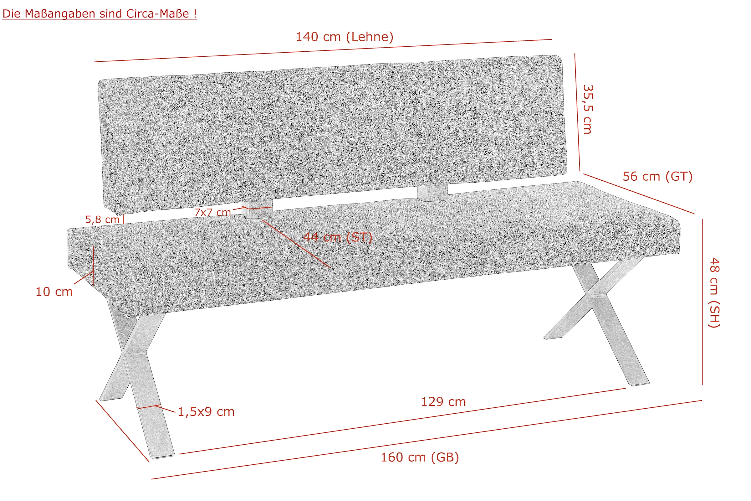 HELA Essgruppe »SAAR«, (6 tlg.), Tisch 160-200x90 cm, Einlegeplatte, X-Gestell, Stuhl 360° drehbar