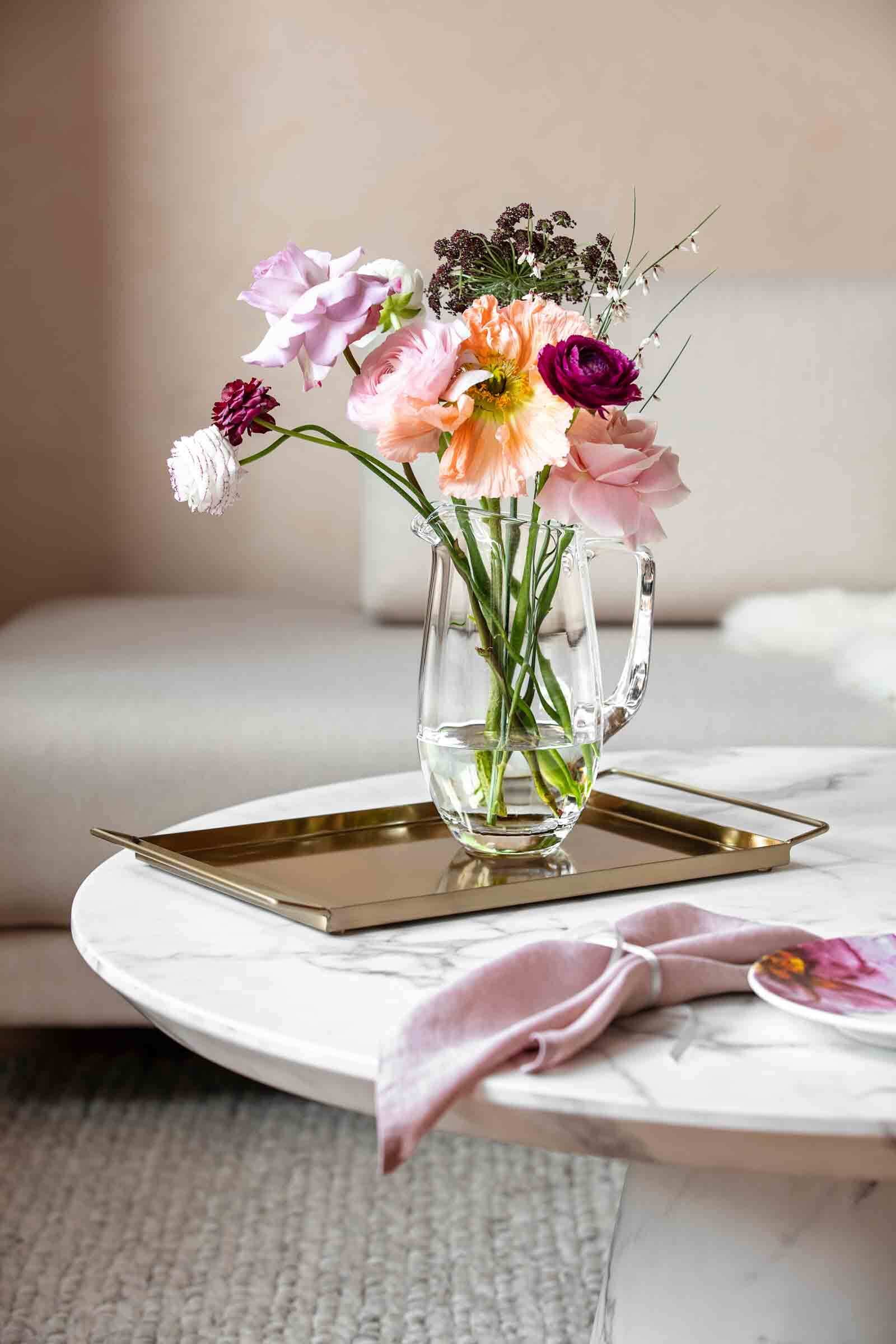 Villeroy & Boch Wasserkrug »Krug Rose Garden 1500 ml transparent«