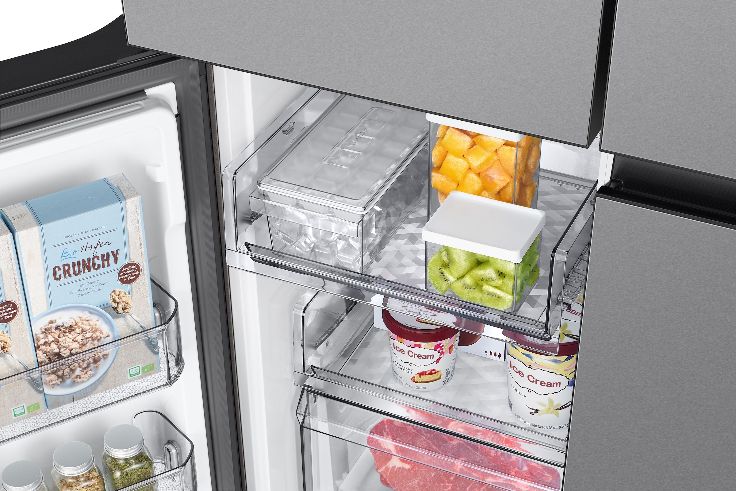 Samsung French Door RM60F »RM70F67RDREF« 185,3 cm hoch 91,2 cm breit