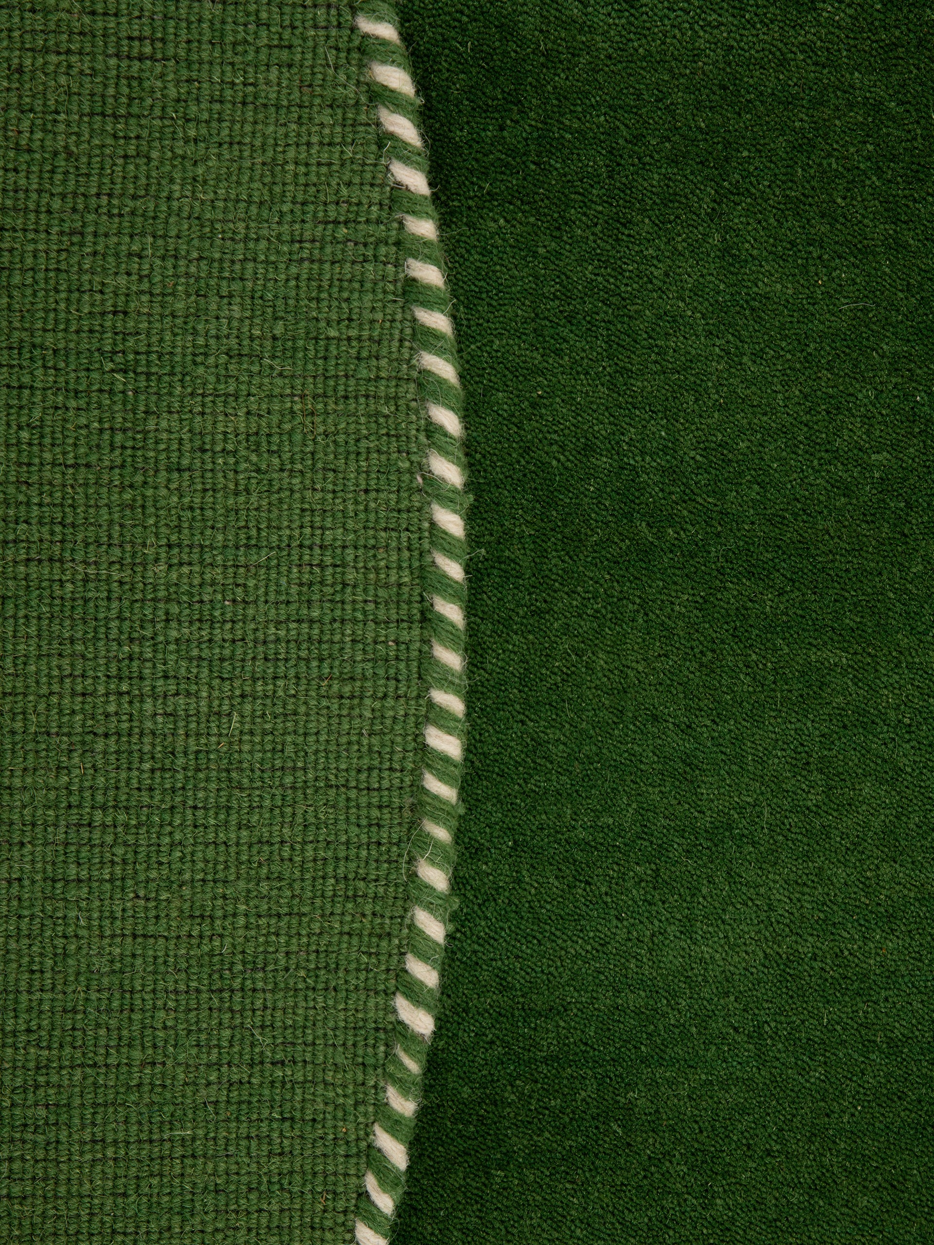 carpetfine Wollteppich »Gabbeh Lola Uni«, rund, 14 mm Höhe, mit natürlichem Pflanzenmaterial von Hand gewebt, auch als Läufer