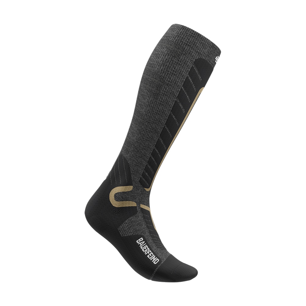 Bauerfeind Sportsocken »SKI ALPINE COMPRESSION SOCKS« für Alpinski und Snowboard, mit anatomisch geformter Zehenbox
