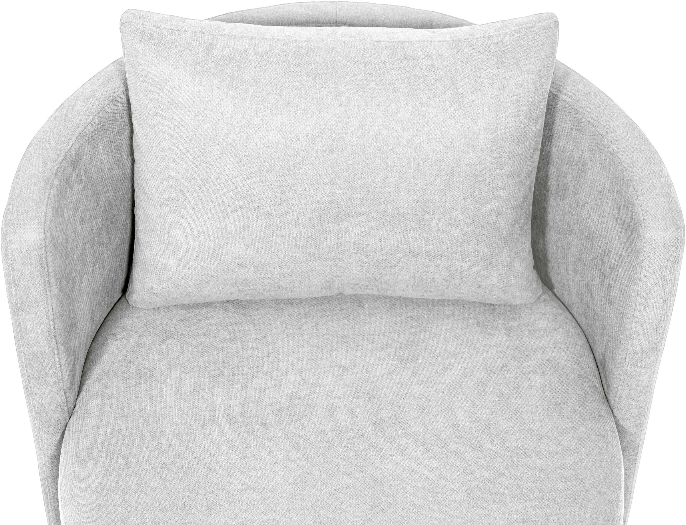 andas Sessel mit wendbarem Rückenkissen, auch in recyceltem Stoff erhältlich