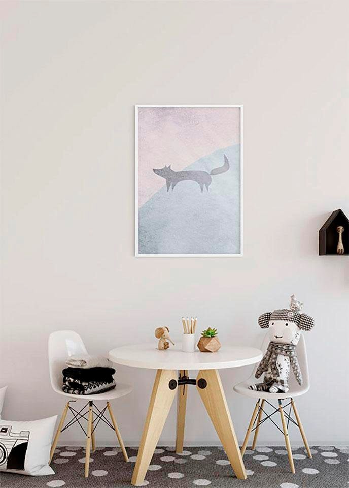 Komar Bild »Wild and Free Fox« Tiere 1 Stk. tlg. Wandbild zur Dekoration - ohne Rahmen