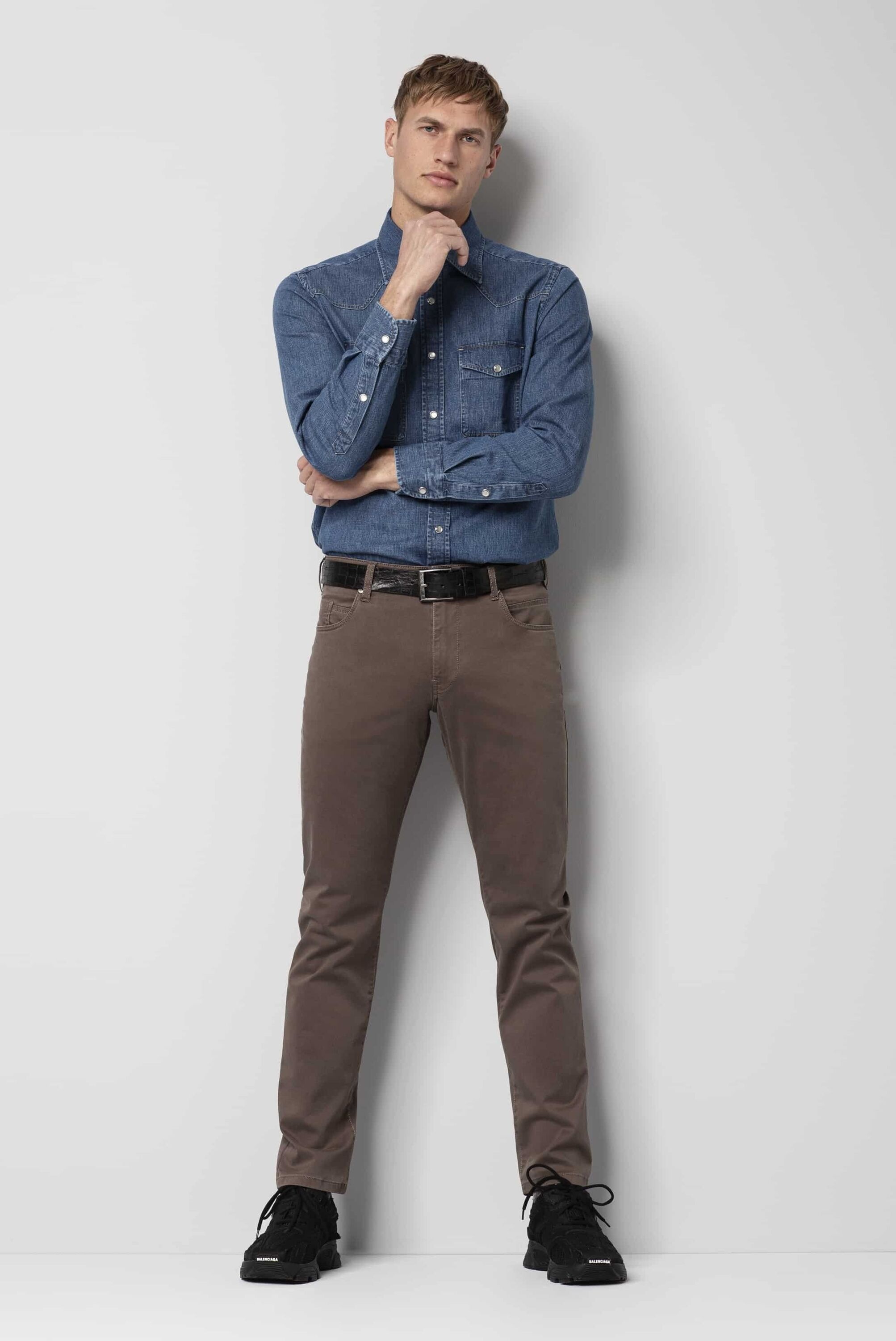 MEYER Chinohose »M5 Slim«  M5 Slim mit Stretch-Dehnbund