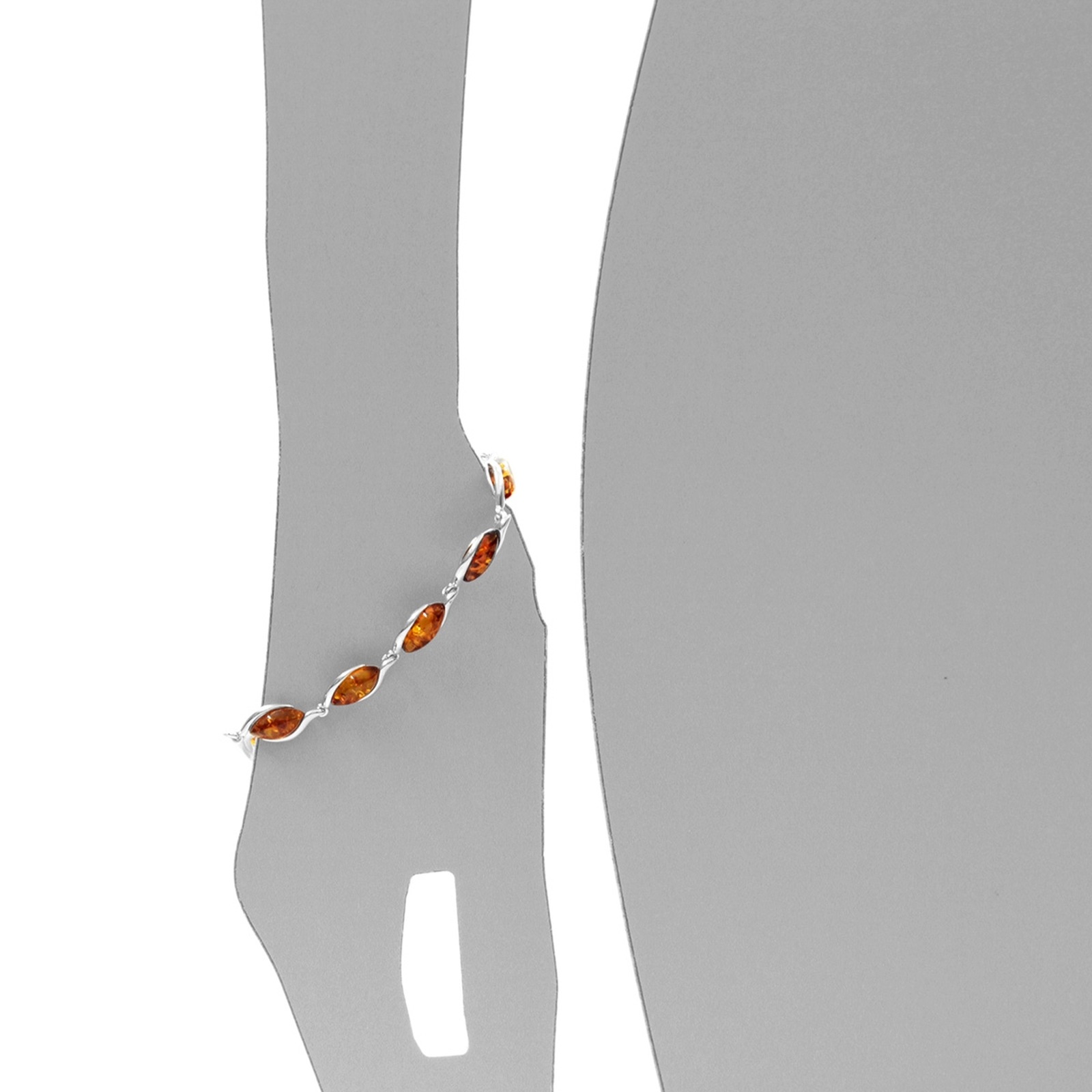 OSTSEE-SCHMUCK Armband »- Patricia - Silber 925/000 - Bernstein«