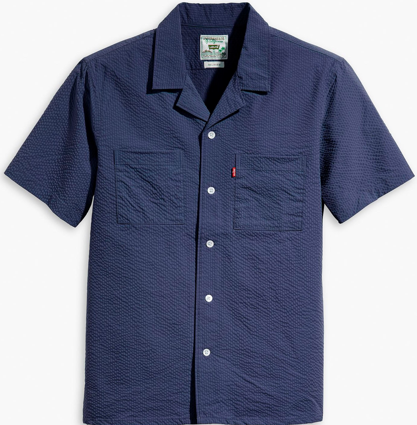 Levi's® Kurzarmhemd »THE STANDARD CAMP SHIRT BLUES«