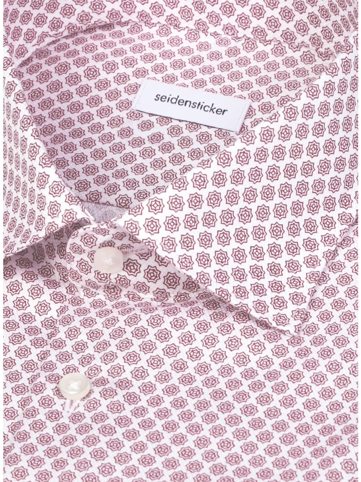 seidensticker Businesshemd »Schwarze Rose« Slim 1/1 Kentkragen Druck