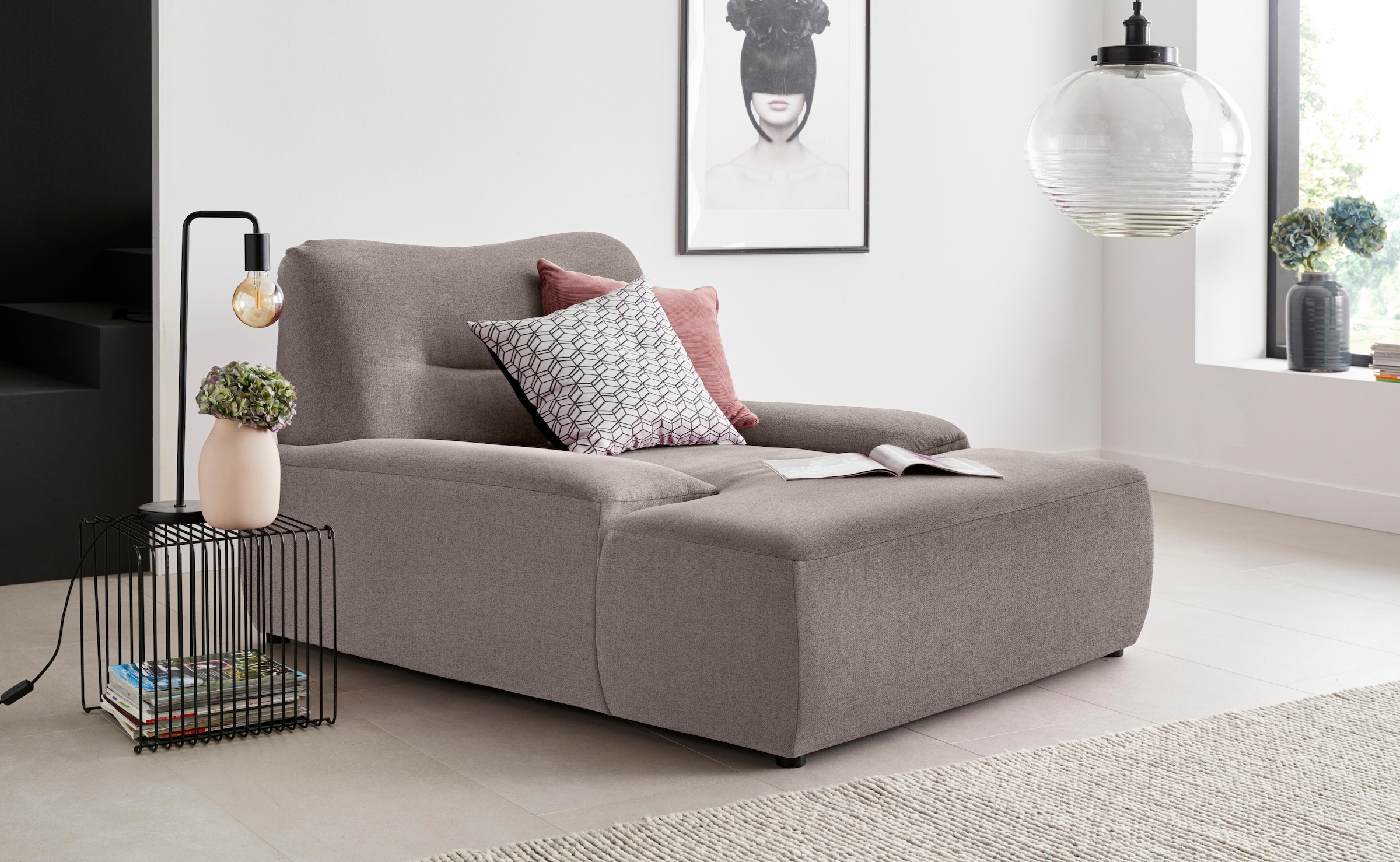 DOMO collection Loveseat »Cesena Designsessel zum Kuscheln, komfortabel zum Relaxen« bequem und stylish, frei im Raum stellbar