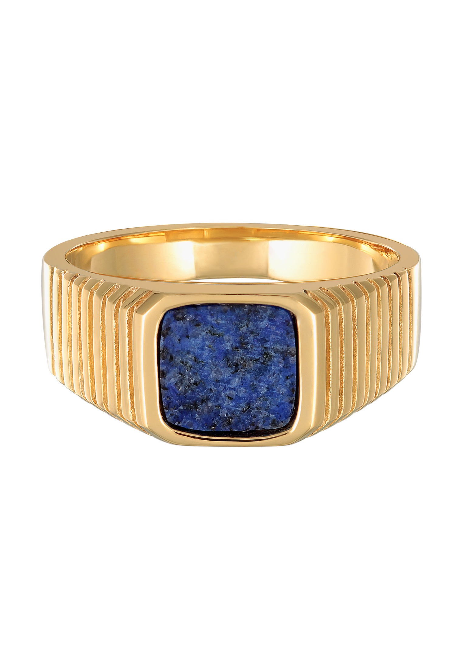 Kuzzoi Siegelring »Ring Herren Siegelring Sodalith Quadrat 925 Silber«
