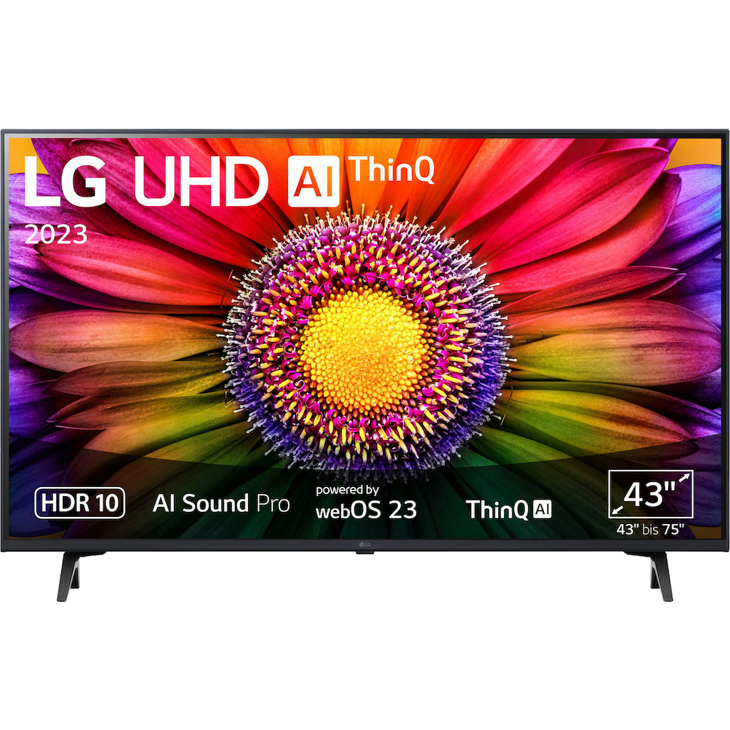 LG LED-Fernseher »43UR80006LJ«, 109 cm/43 Zoll, 4K Ultra HD, Smart-TV