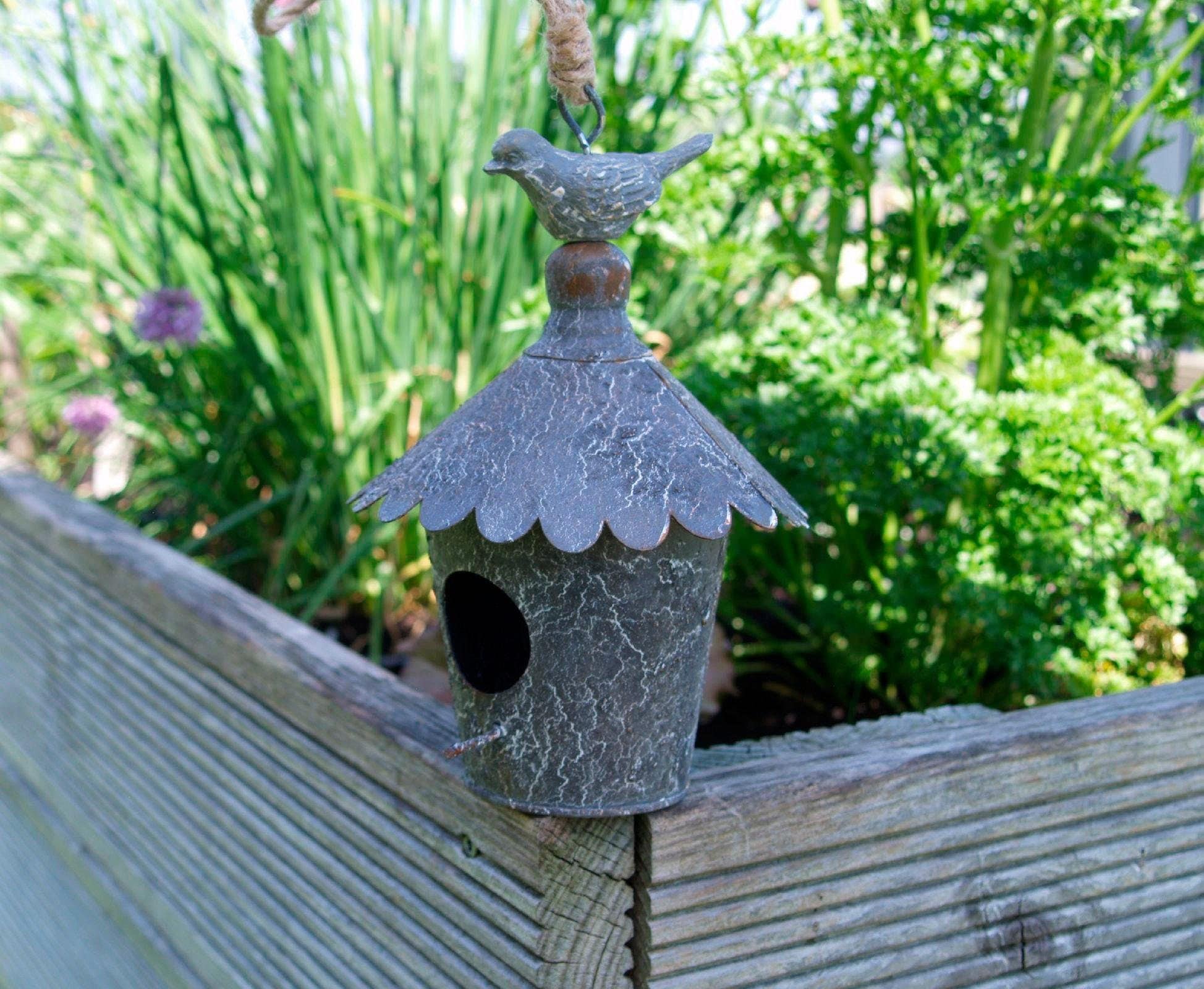Ambiente Haus Vogelhaus, zum hängen aus Metall - rund Outdoor geeignet  online kaufen | mit 3 Jahren XXL Garantie