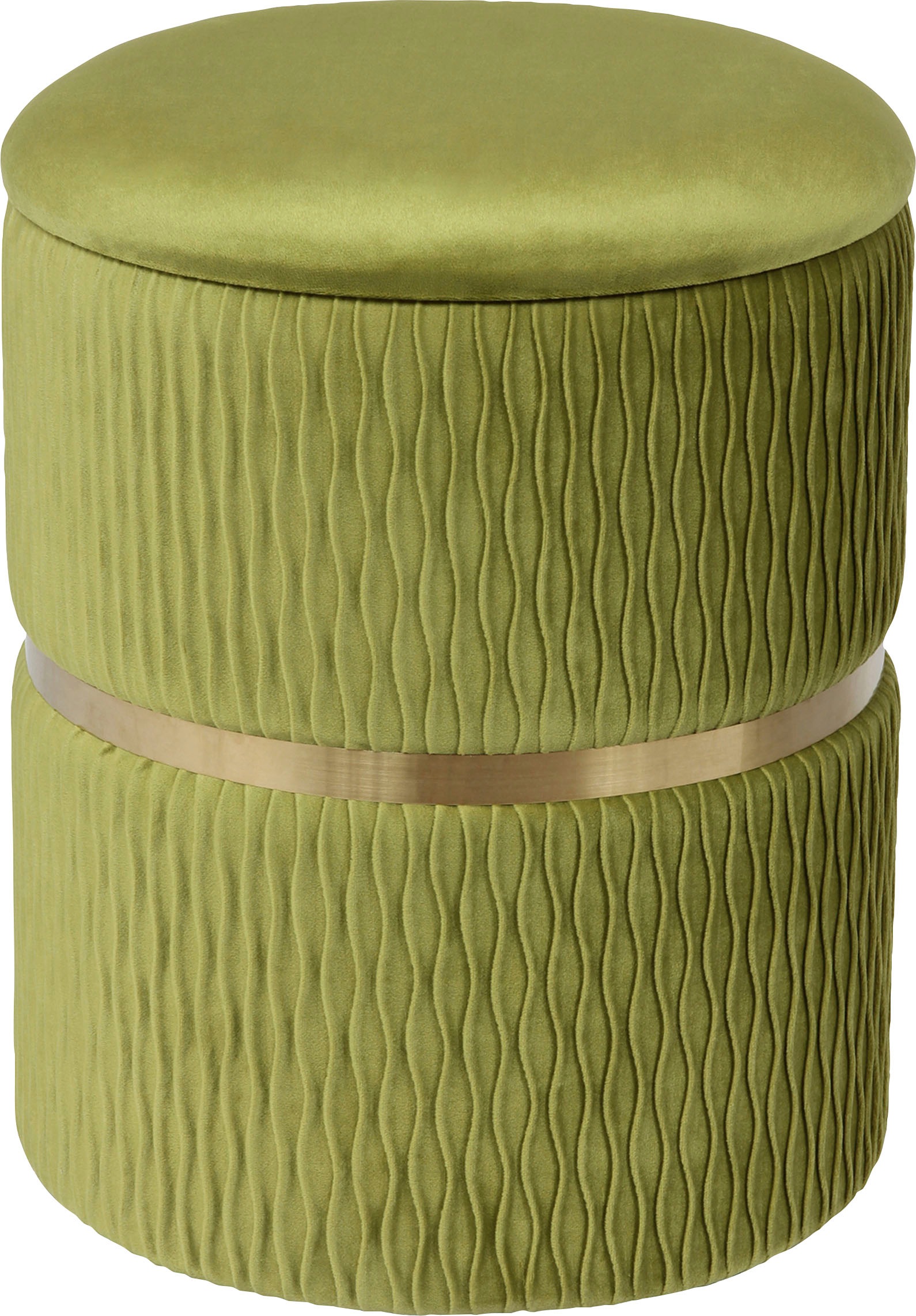 Kayoom Sitzhocker »Hocker Milas 2er-Set, Praktischer und versteckter Stauraum«, (Set, 2 St.), stapelbar, mit Stauraum, Edelstahlsockel, Farbenfroh unaufdringlich