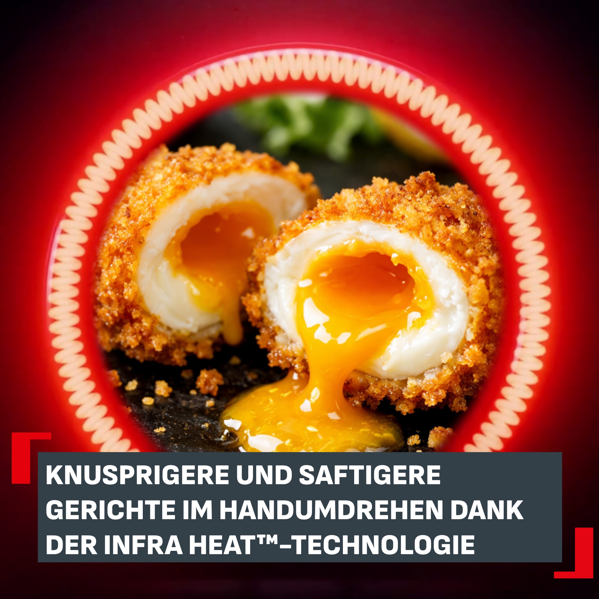 Tefal Heißluftfritteuse »Ever Fry Dual Flex« Infra Heat-Technologie, frittieren mit 2 Zonen, abnehmbare Frontblende