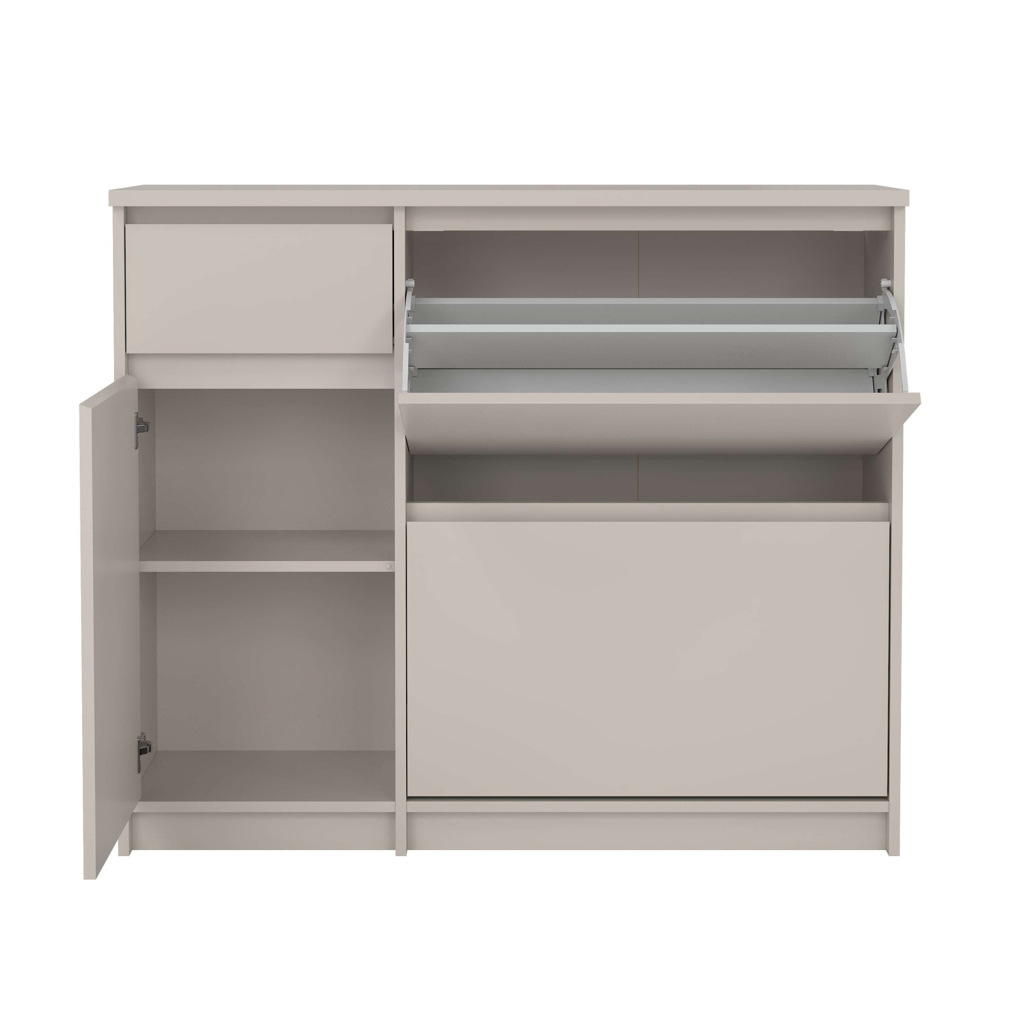 Home affaire Schuhschrank »Naia Schuhaufbewahrung, Schuhkommode, Schuhregal, Modernes Design«