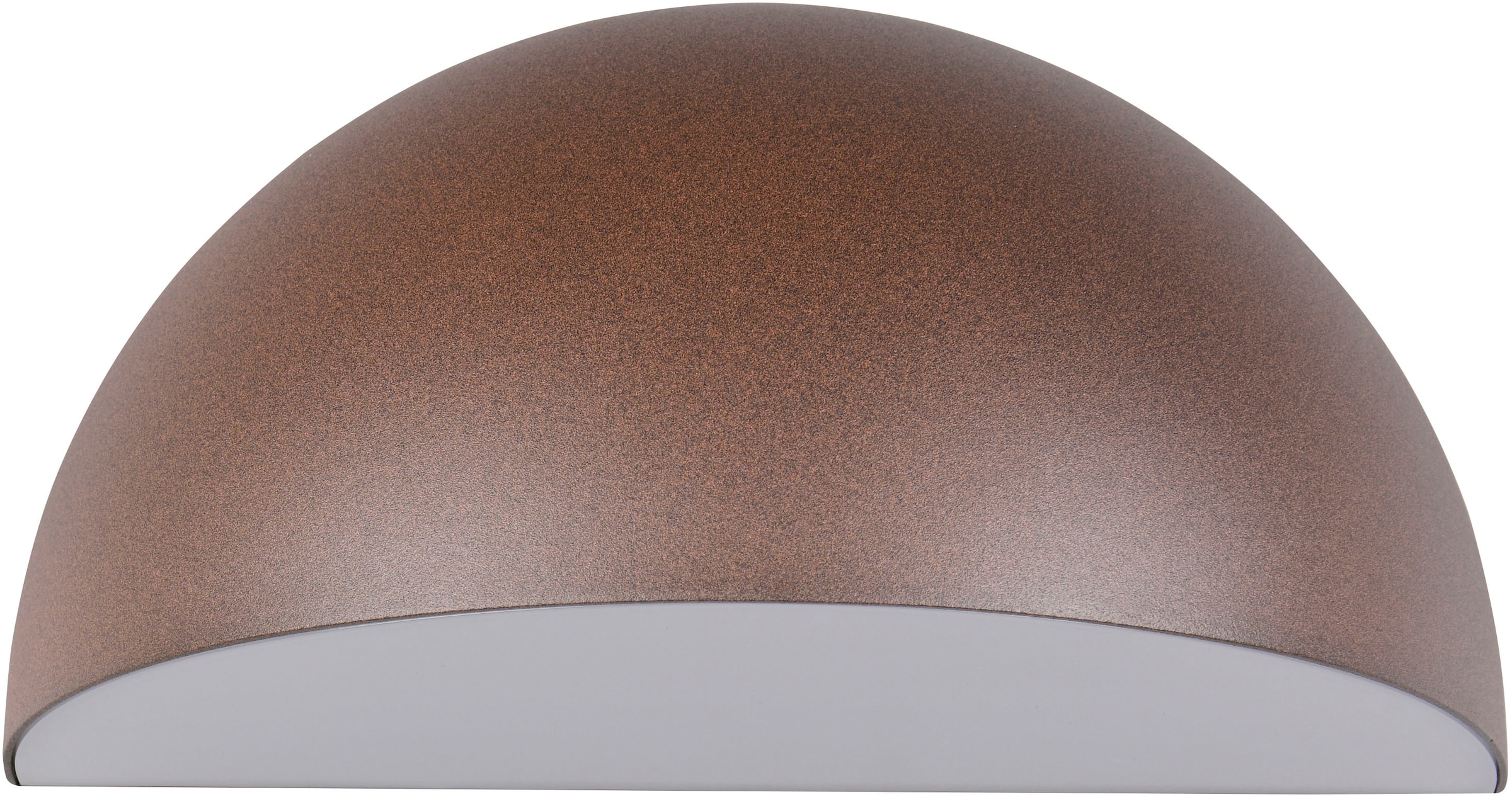 TRIO Leuchten Außen-Wandleuchte »MAAS, Hauswand Leuchte Downlight kugelförmig Metall Aluminium IP44« E27 1 Stk. warmweiß - kaltweiß exkl 1x E27 max 10W, Breite 27cm Höhe 14cm, Leuchtmittel wechselbar