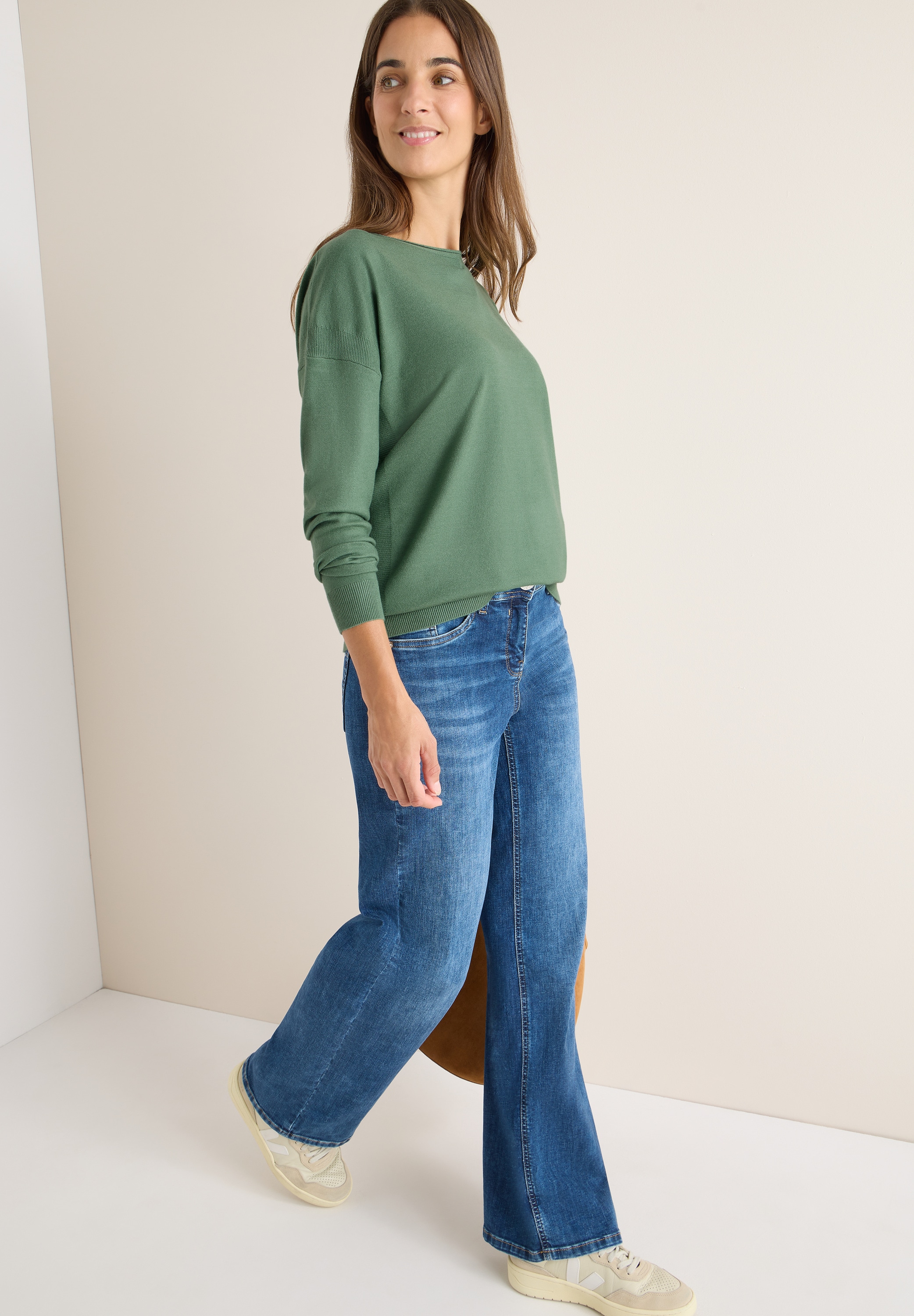 Cecil Strickpullover mit Strukturdetail