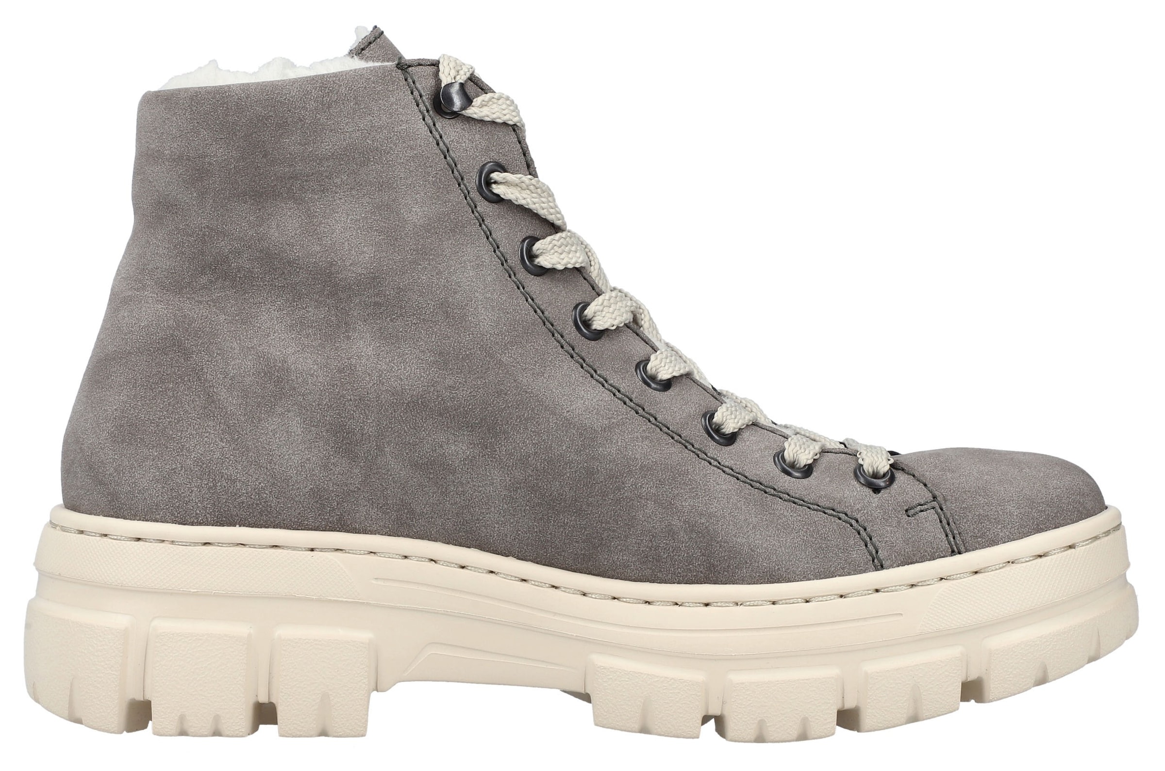Rieker Winterboots  Plateauboots, Schnürboots mit Reißverschluss an der Außenseite