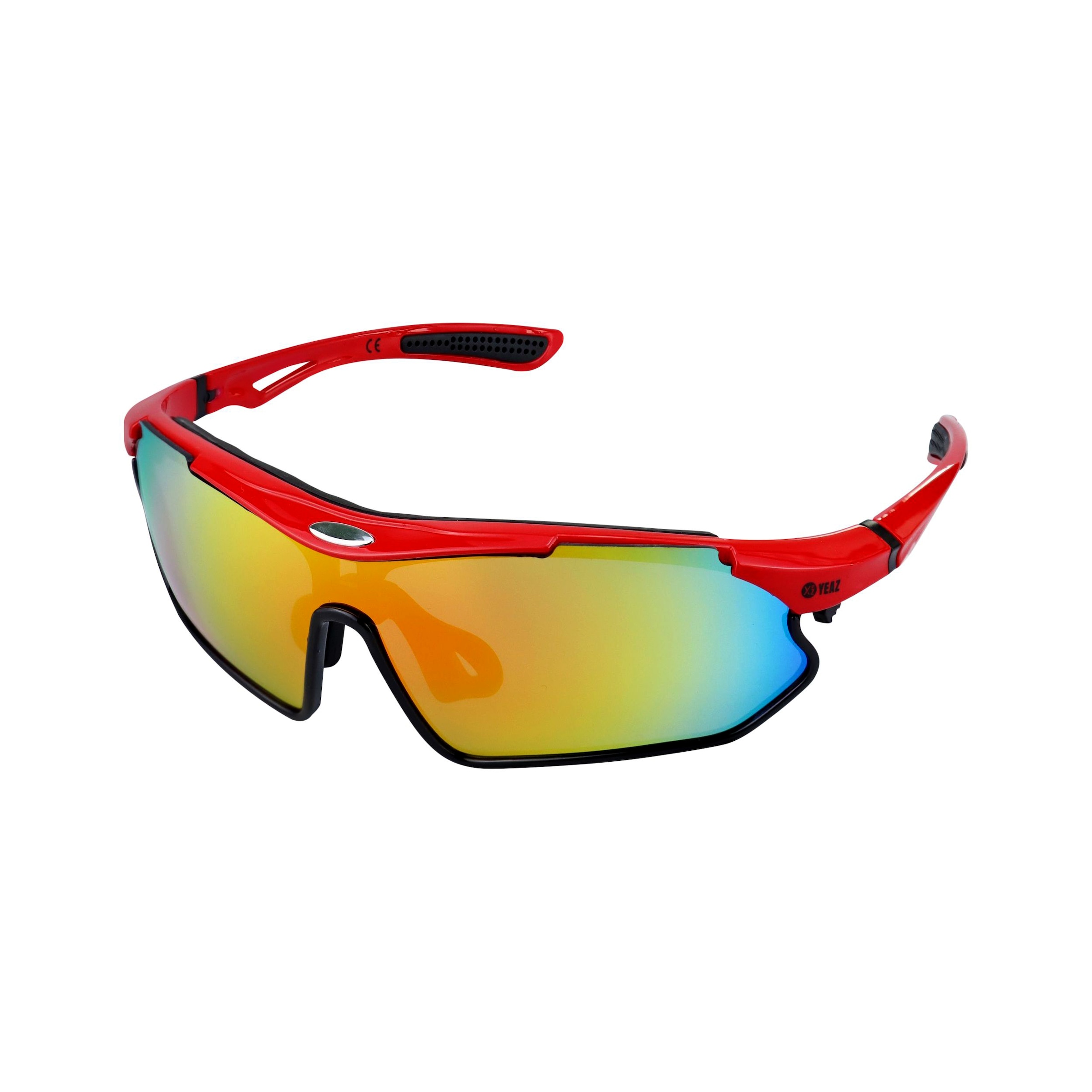 YEAZ Sonnenbrille »Sport-Sonnenbrille rot/schwarz/rot SUNRAY«