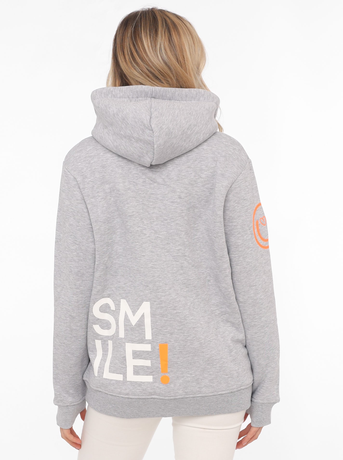 Zwillingsherz Hoodie »"Alissa"«, mit SMILE Print